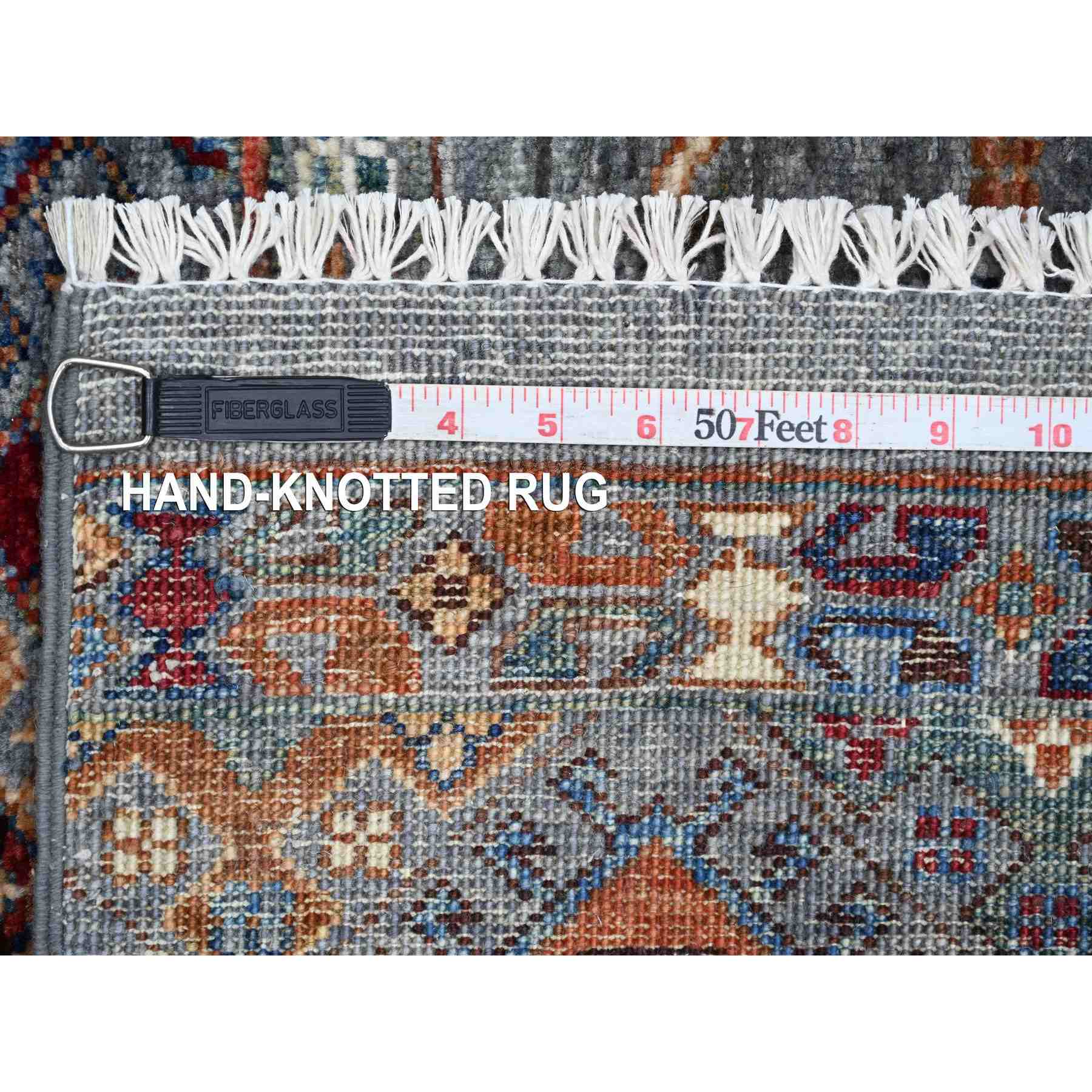 Tribal-Geometric-Hand-Knotted-Rug-109065