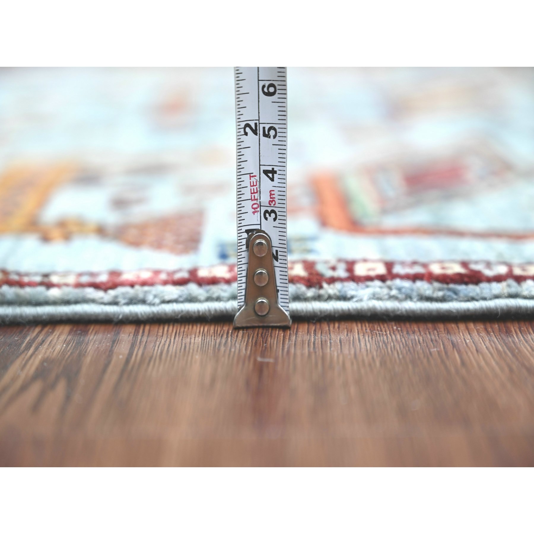 Tribal-Geometric-Hand-Knotted-Rug-109070