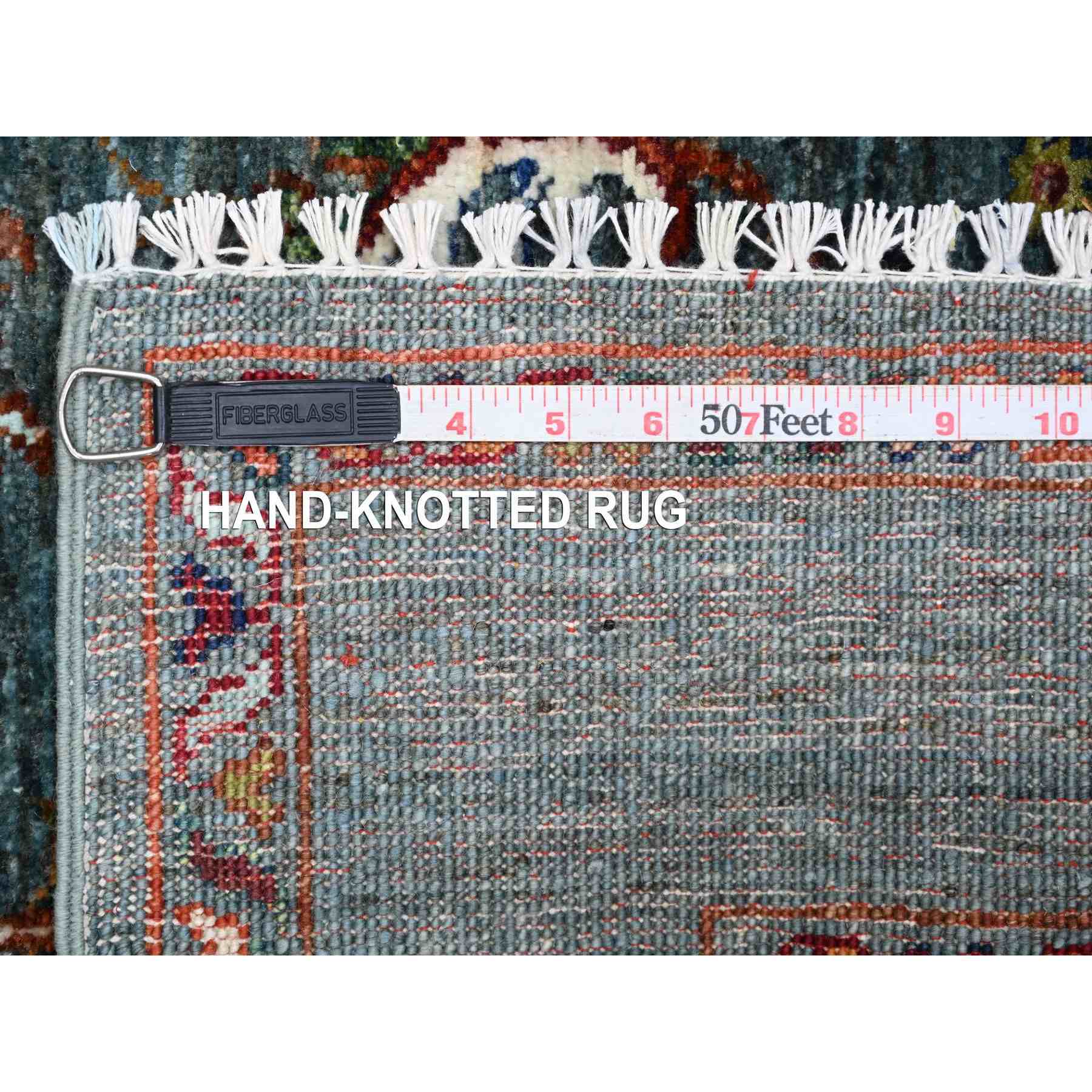 Tribal-Geometric-Hand-Knotted-Rug-109095