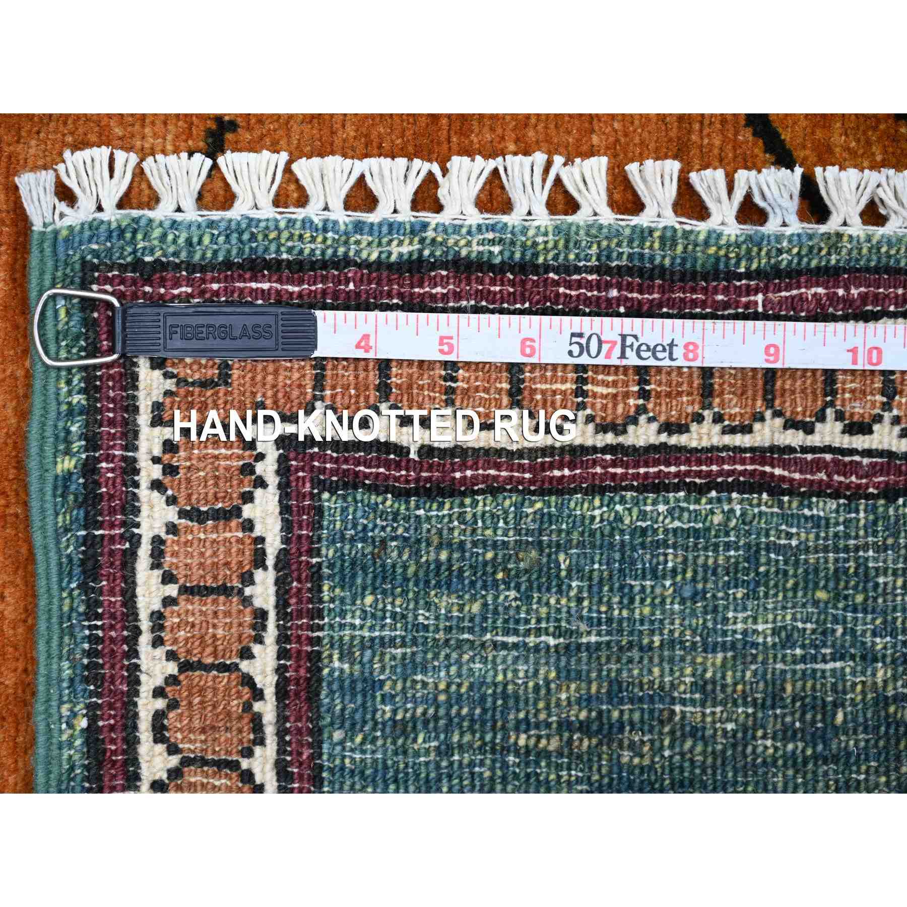 Tribal-Geometric-Hand-Knotted-Rug-109105