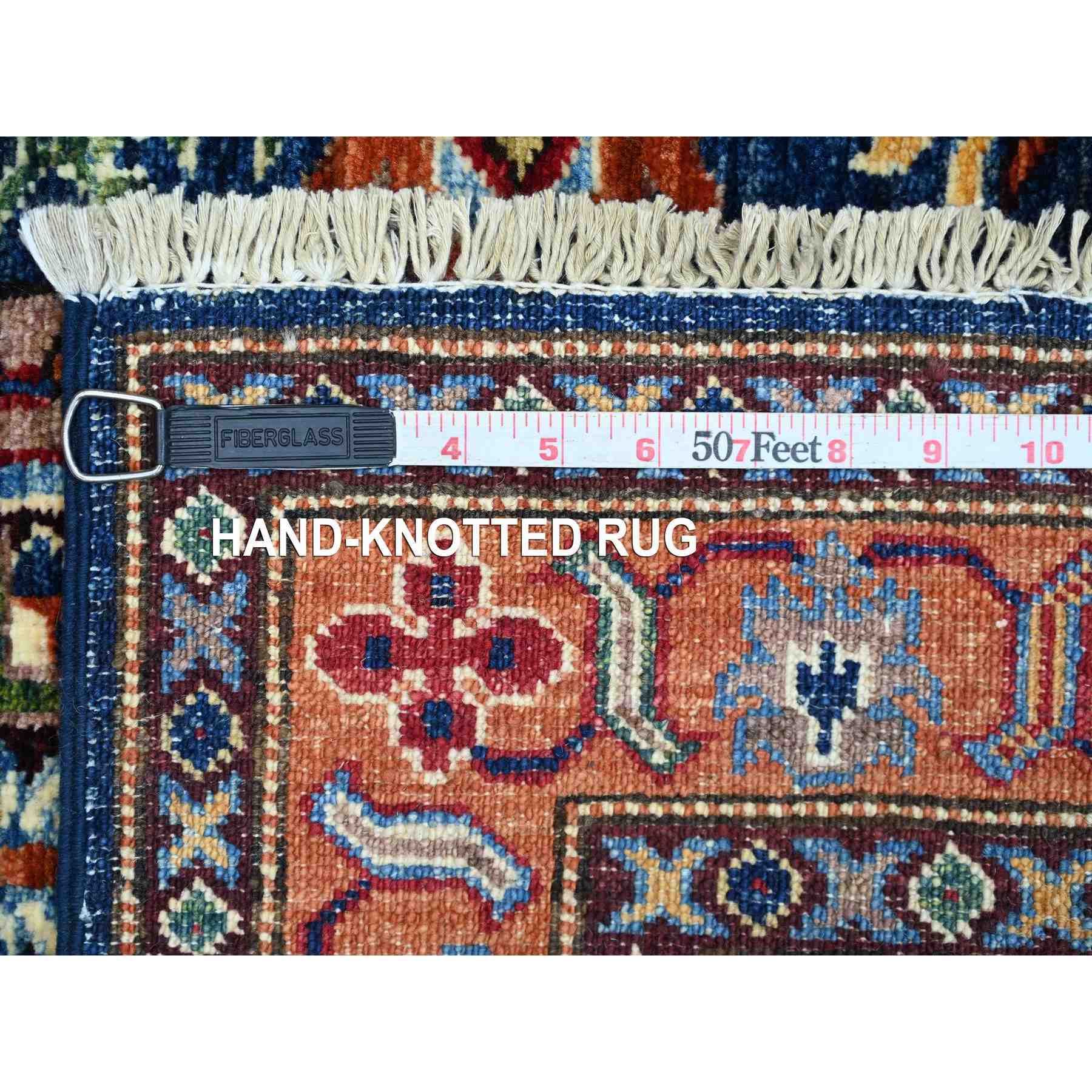 Tribal-Geometric-Hand-Knotted-Rug-109110