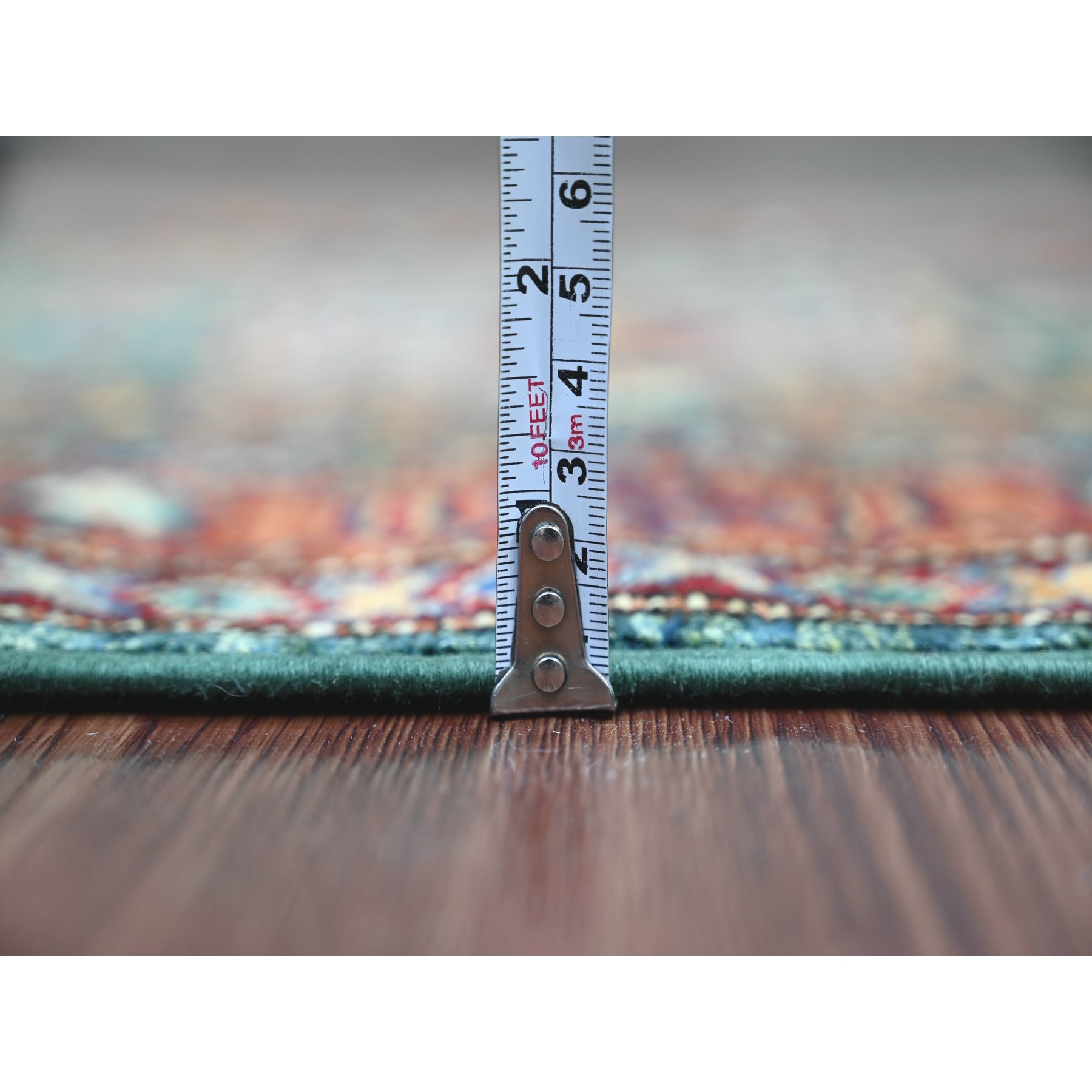 Tribal-Geometric-Hand-Knotted-Rug-109120