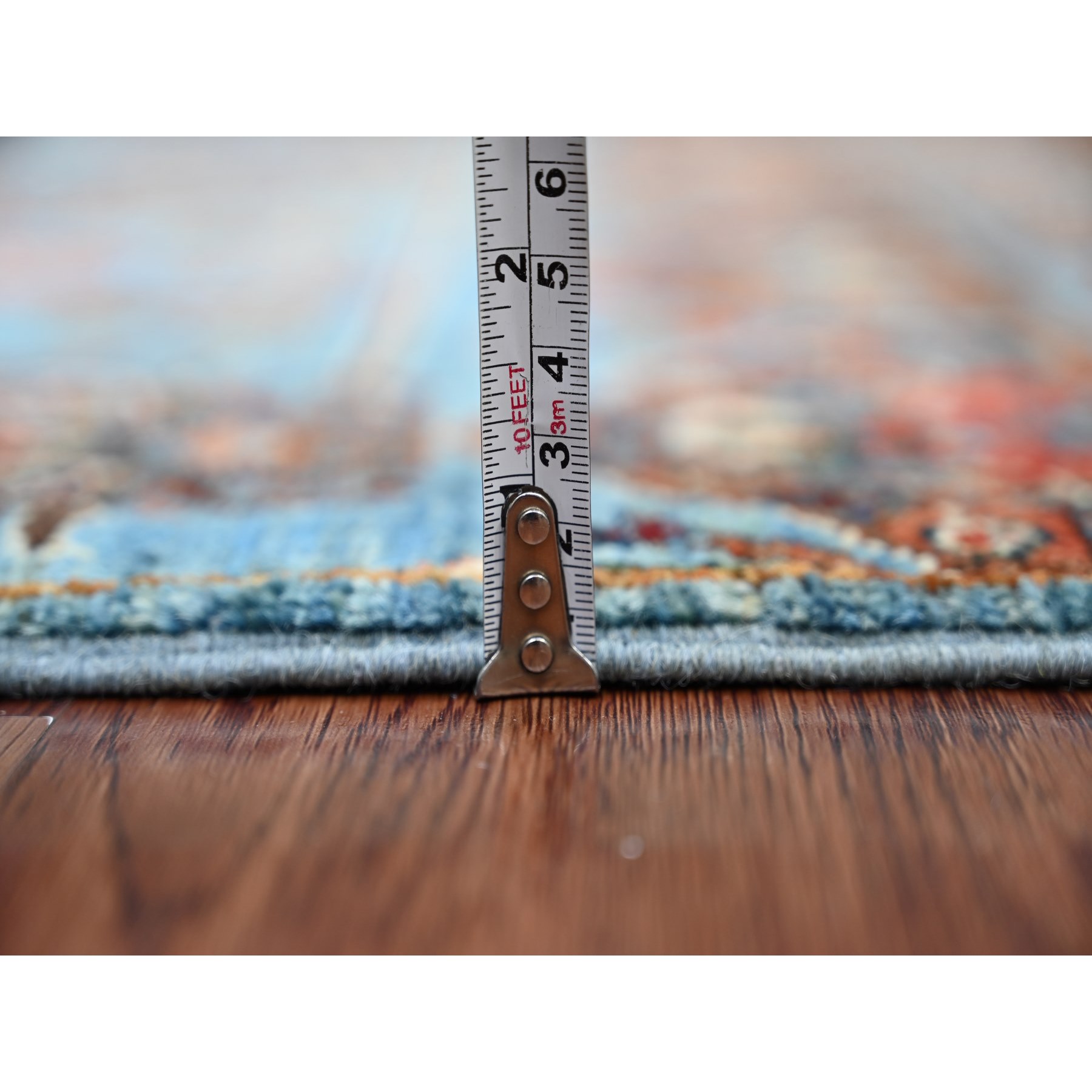 Tribal-Geometric-Hand-Knotted-Rug-109240