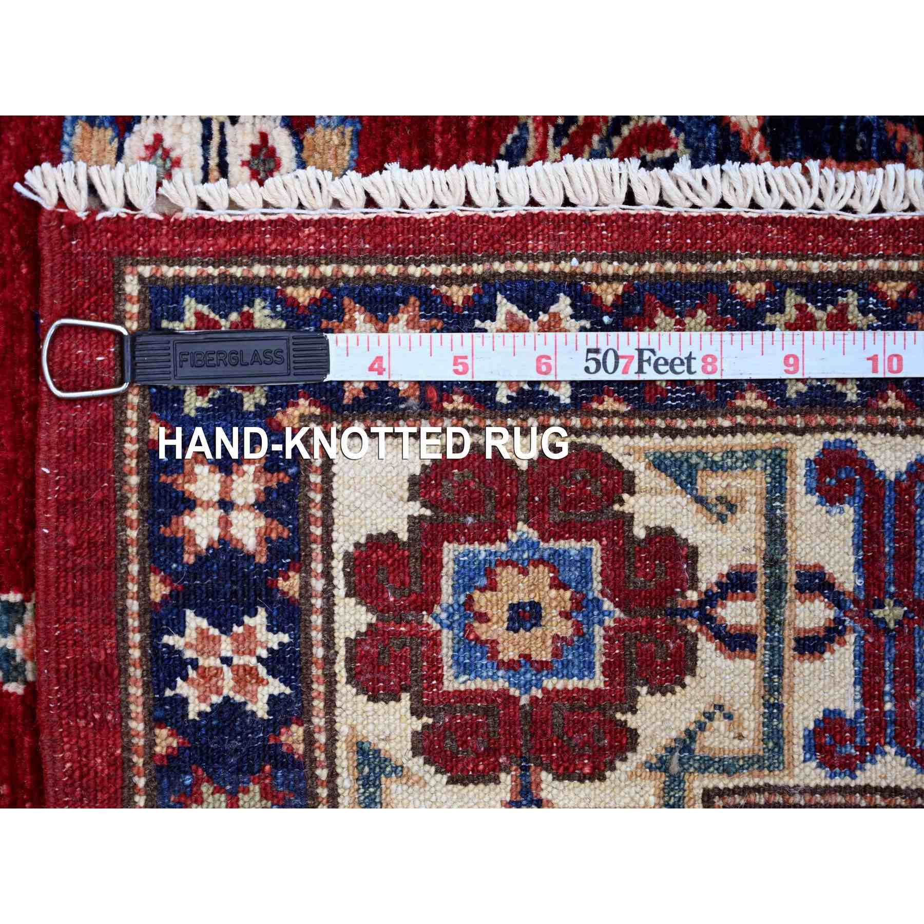 Tribal-Geometric-Hand-Knotted-Rug-109245