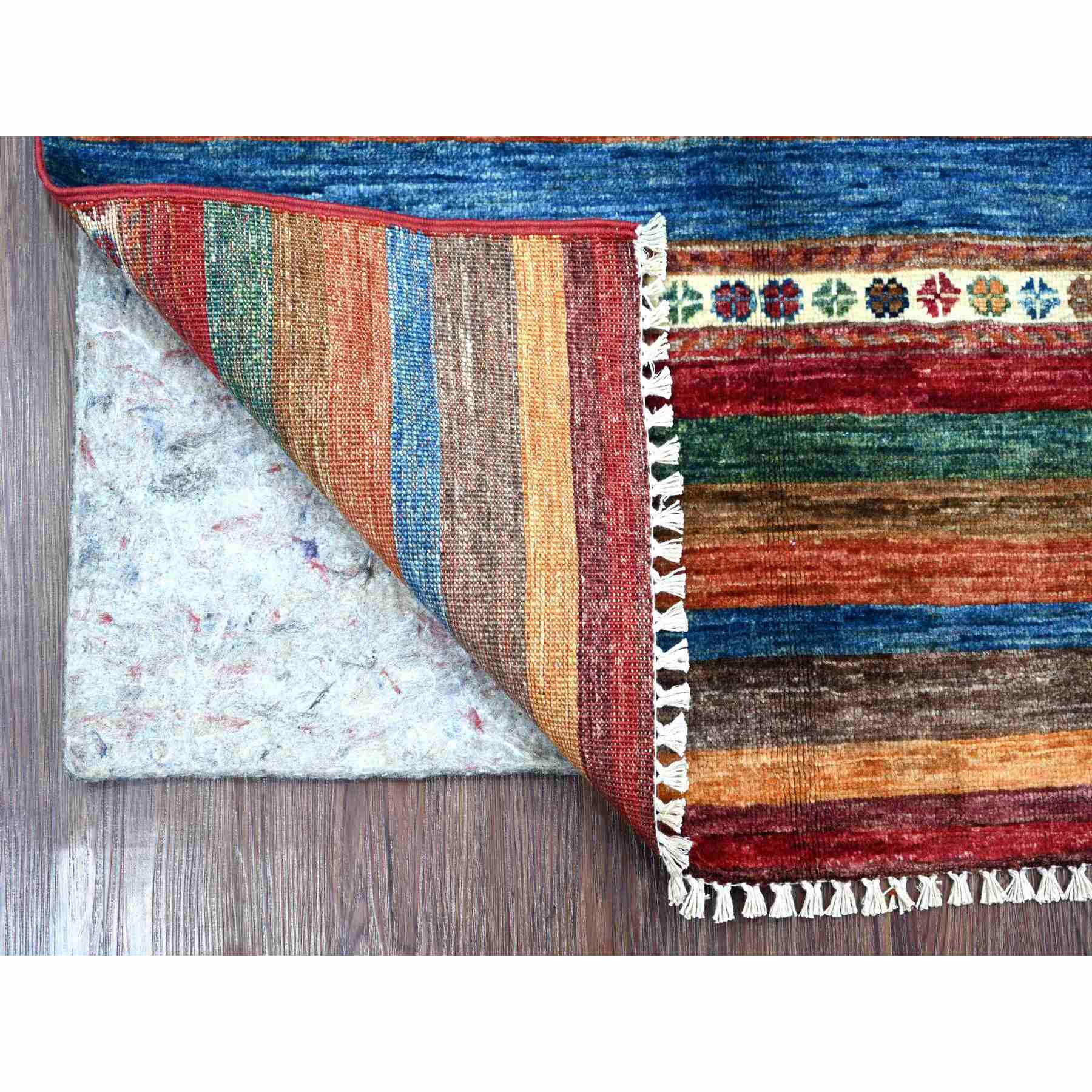 Tribal-Geometric-Hand-Knotted-Rug-109250