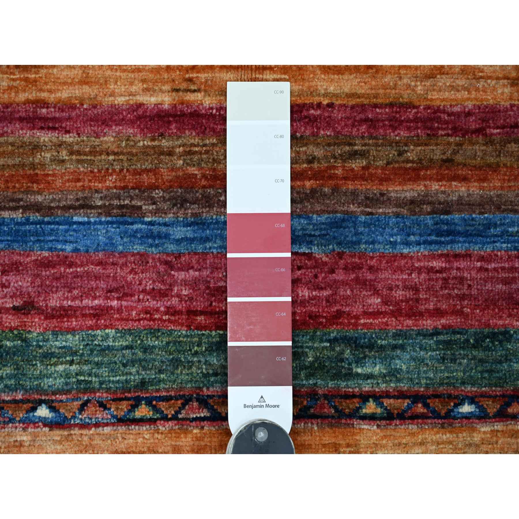 Tribal-Geometric-Hand-Knotted-Rug-109250