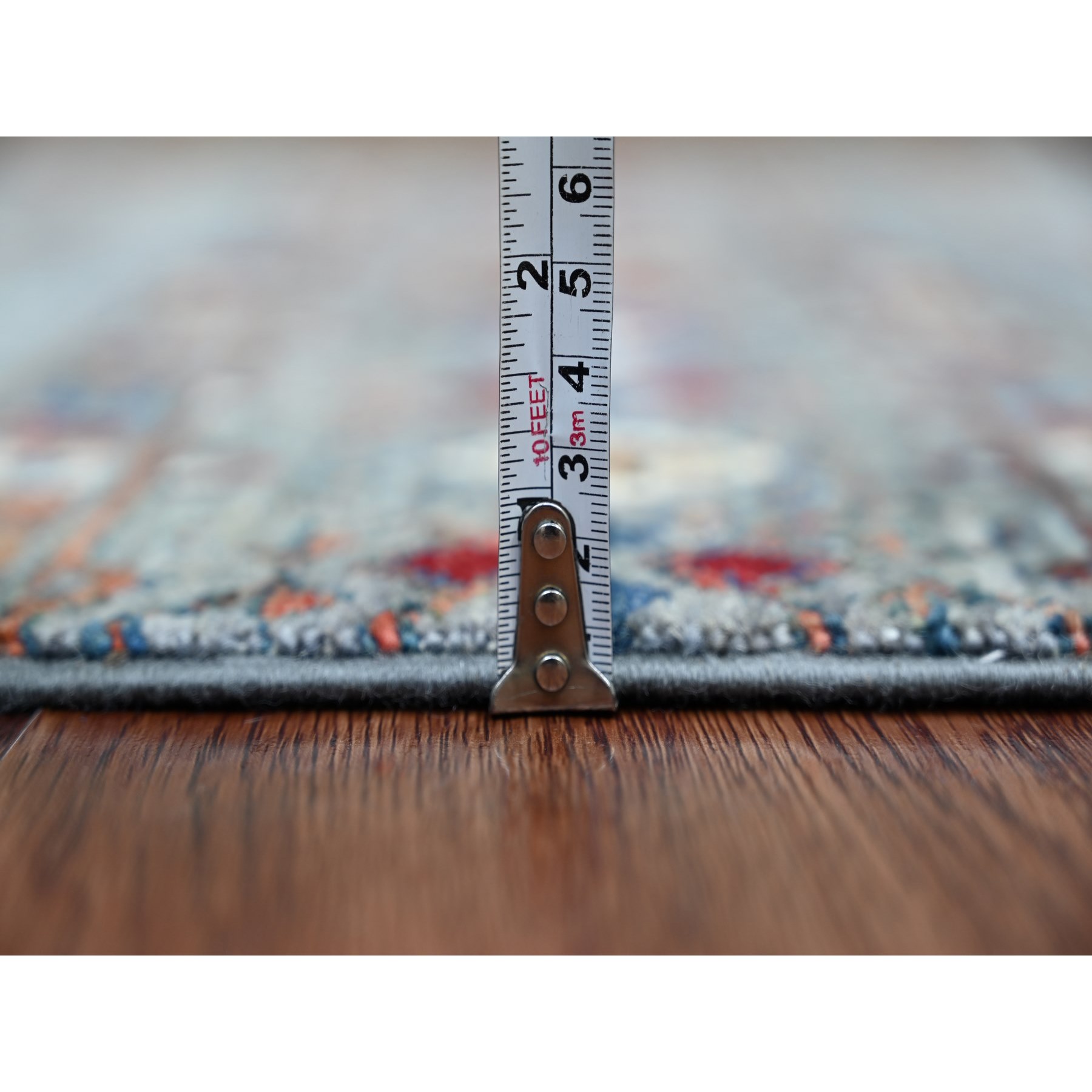 Tribal-Geometric-Hand-Knotted-Rug-109255