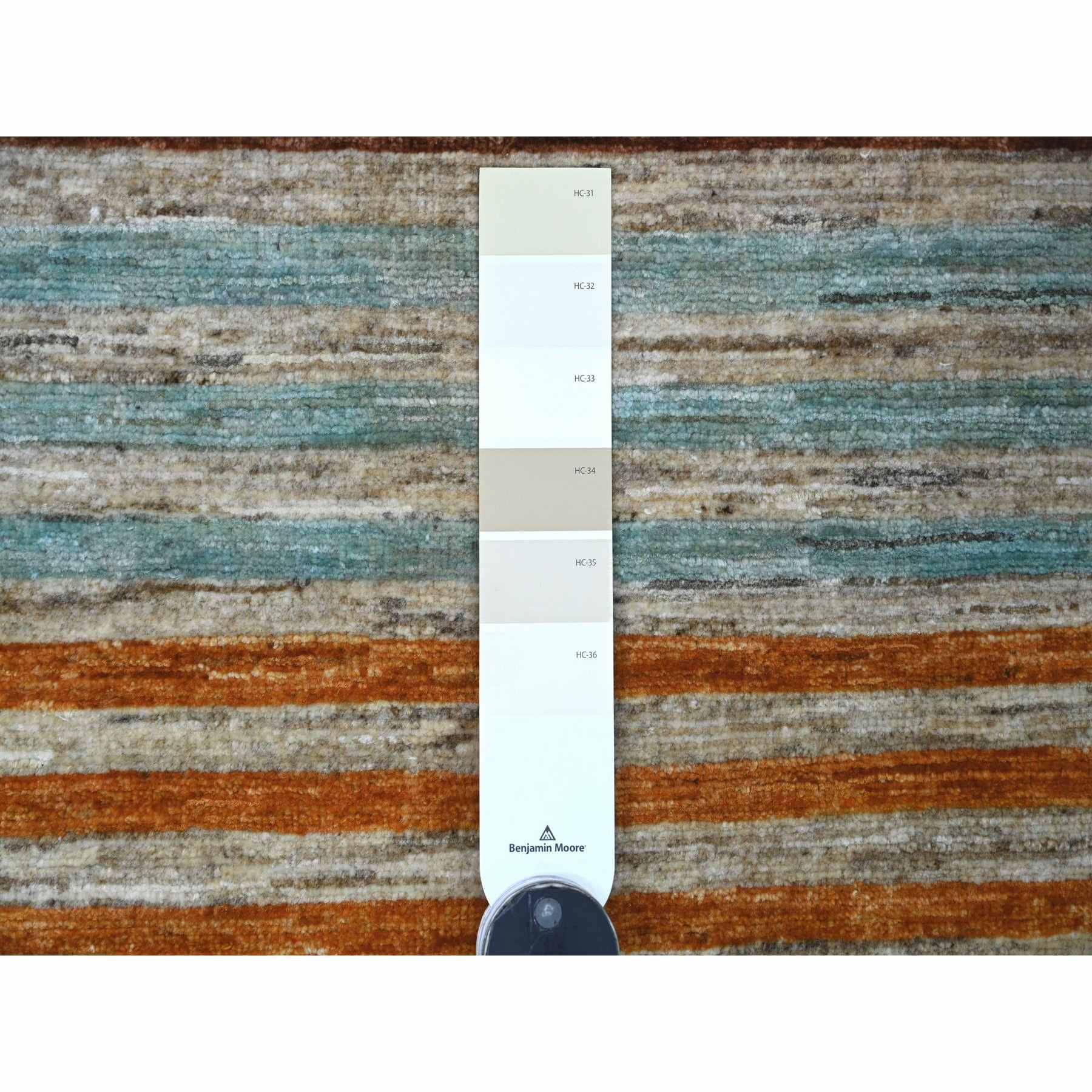 Tribal-Geometric-Hand-Knotted-Rug-109330