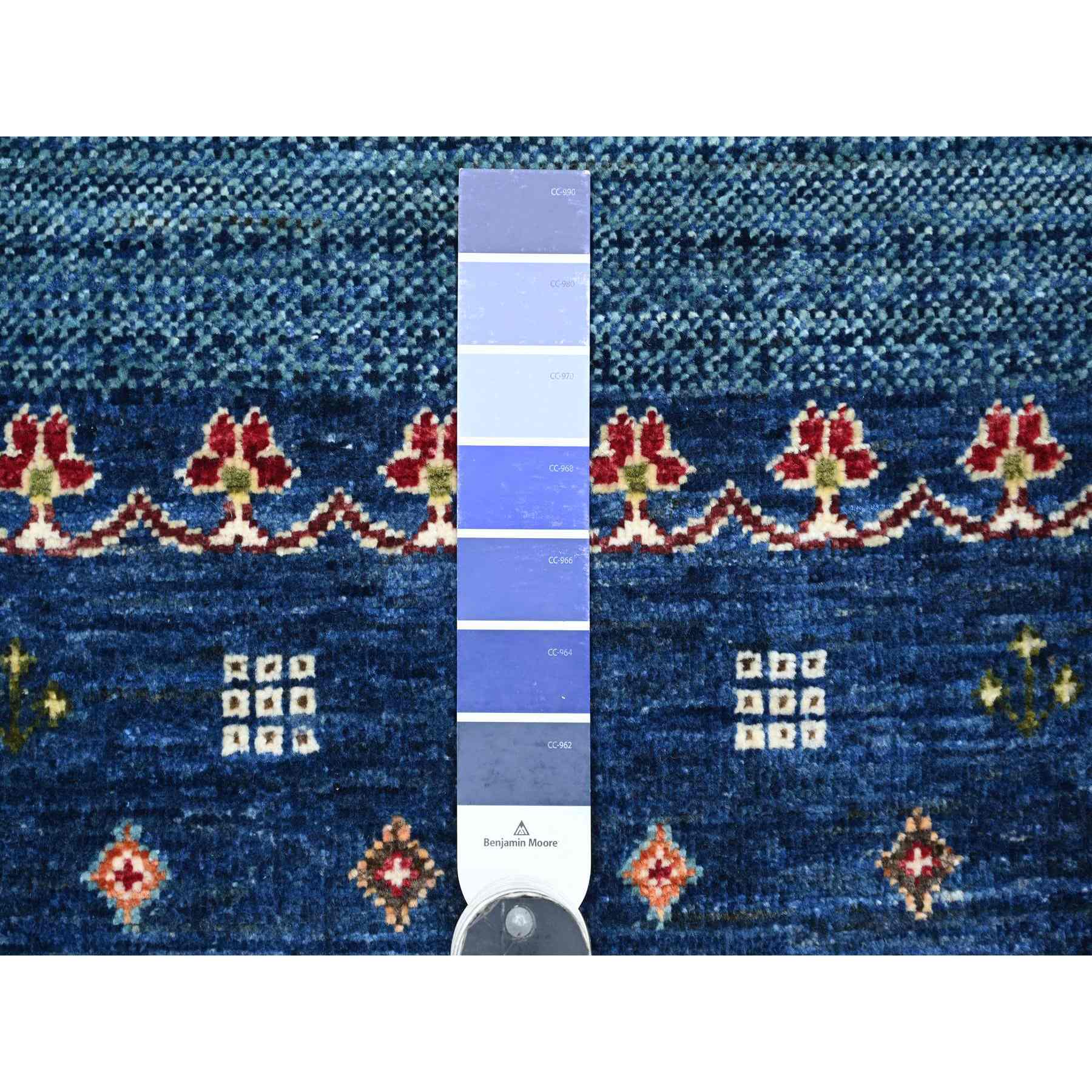 Tribal-Geometric-Hand-Knotted-Rug-109335