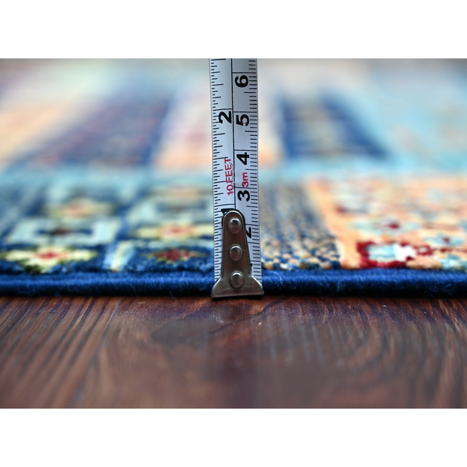 Tribal-Geometric-Hand-Knotted-Rug-109335