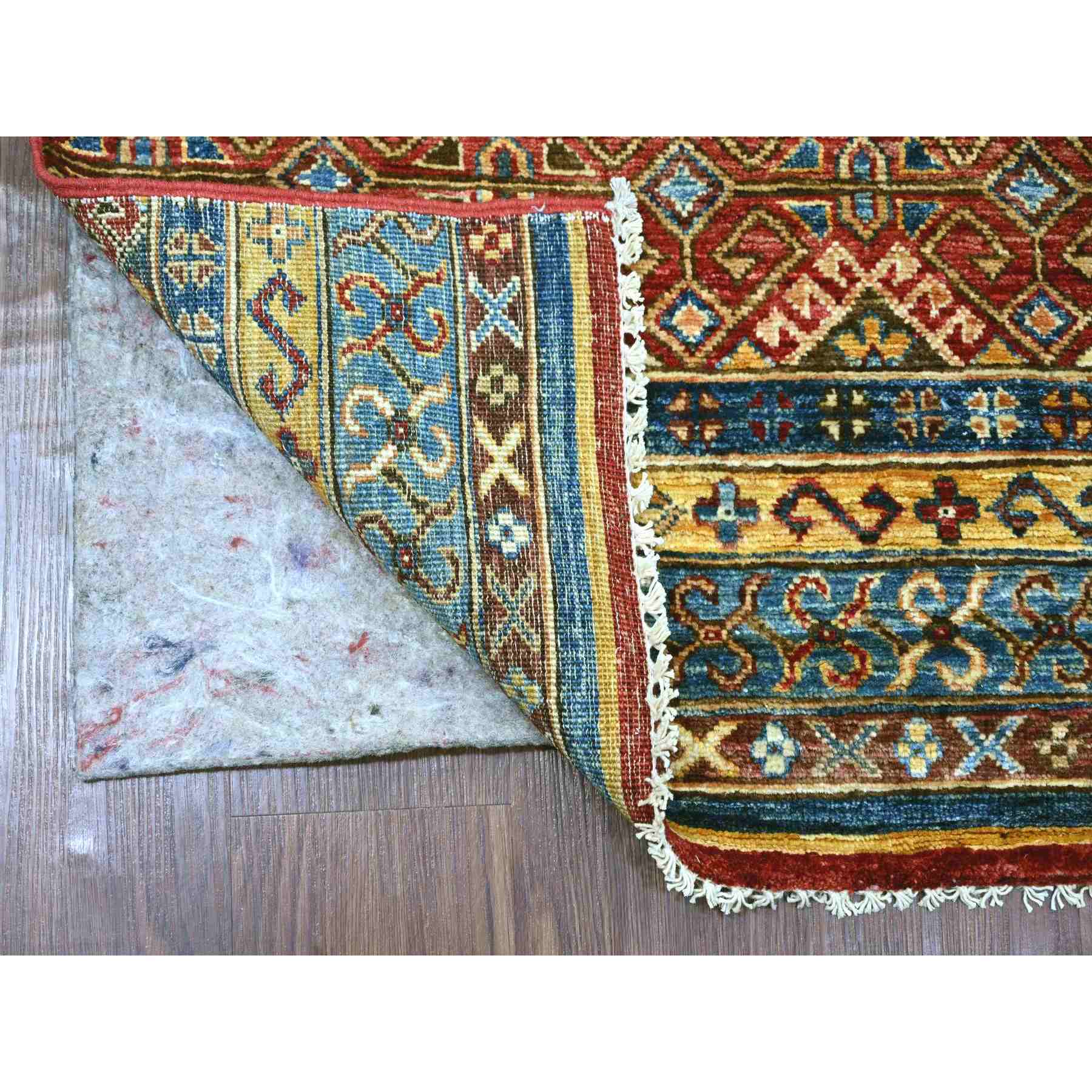 Tribal-Geometric-Hand-Knotted-Rug-109340