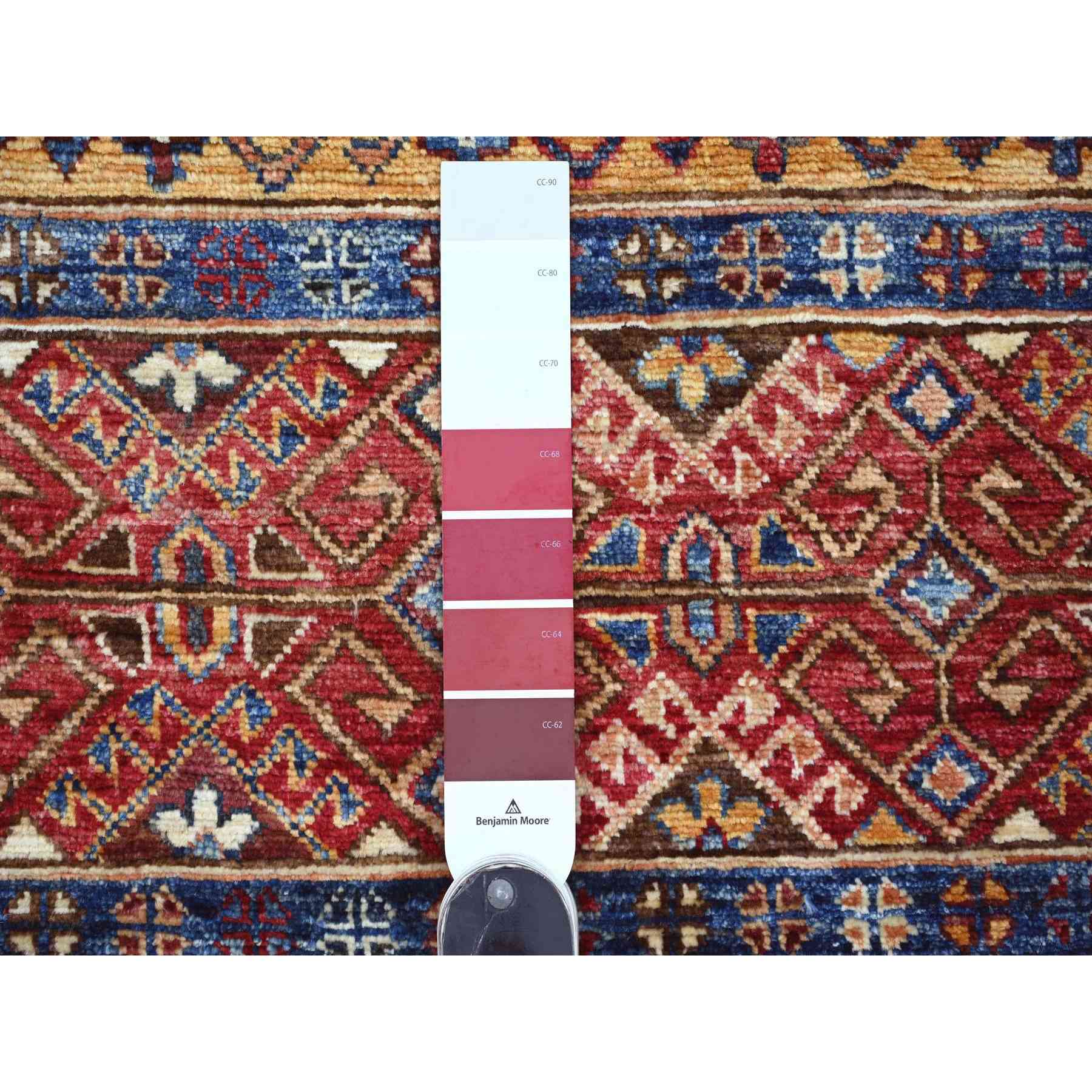 Tribal-Geometric-Hand-Knotted-Rug-109340