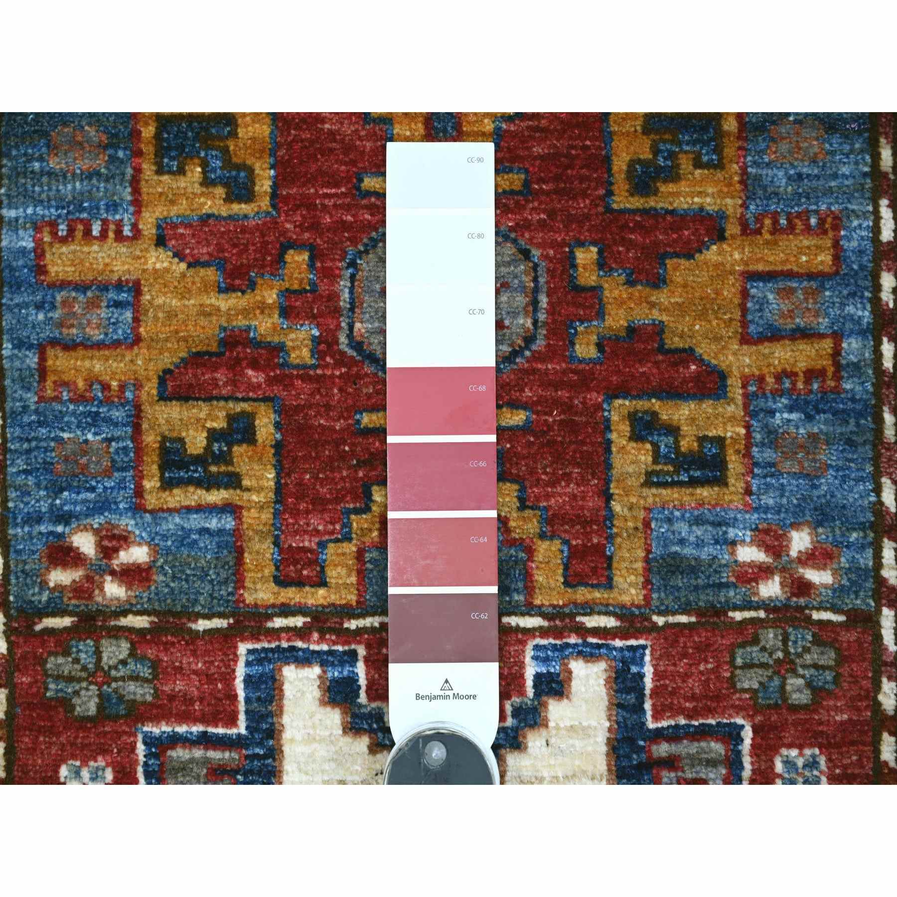 Tribal-Geometric-Hand-Knotted-Rug-109350