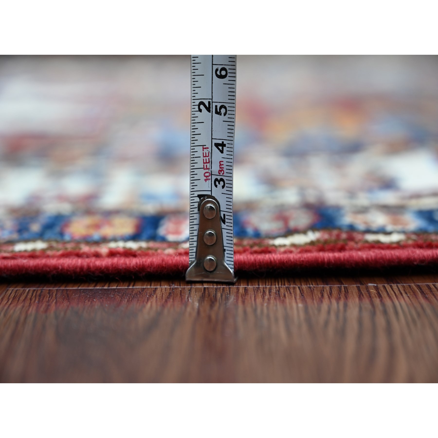 Tribal-Geometric-Hand-Knotted-Rug-109350