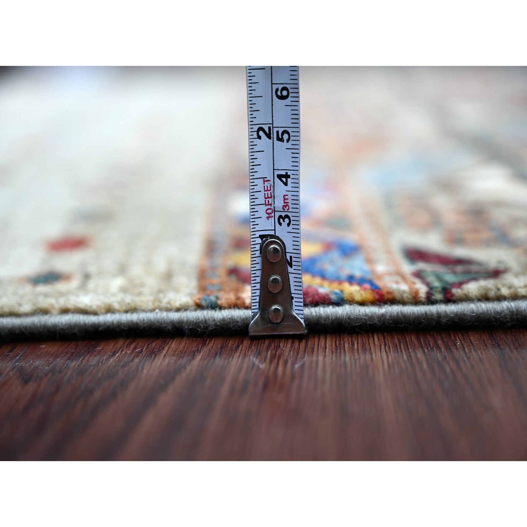 Tribal-Geometric-Hand-Knotted-Rug-109355
