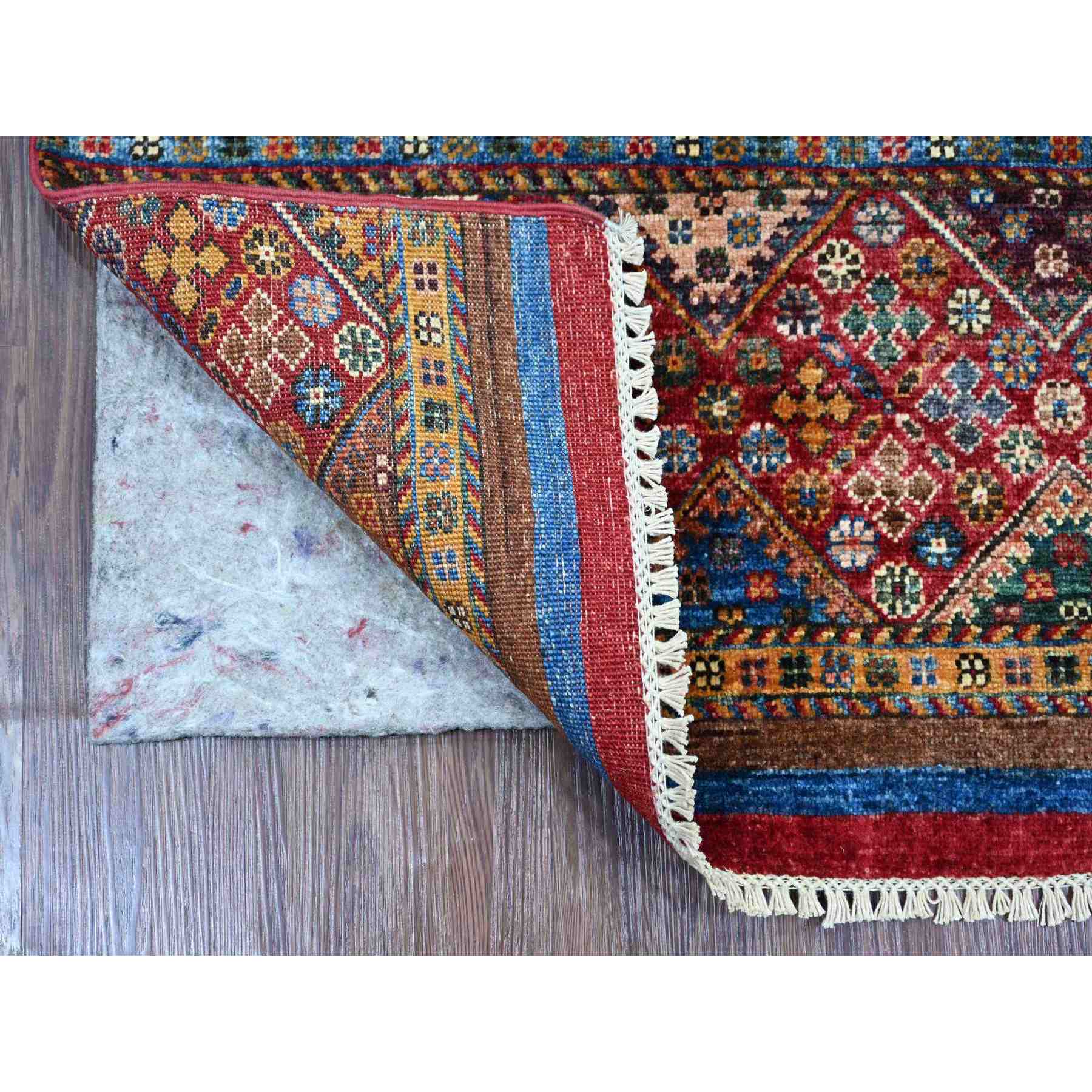 Tribal-Geometric-Hand-Knotted-Rug-109540