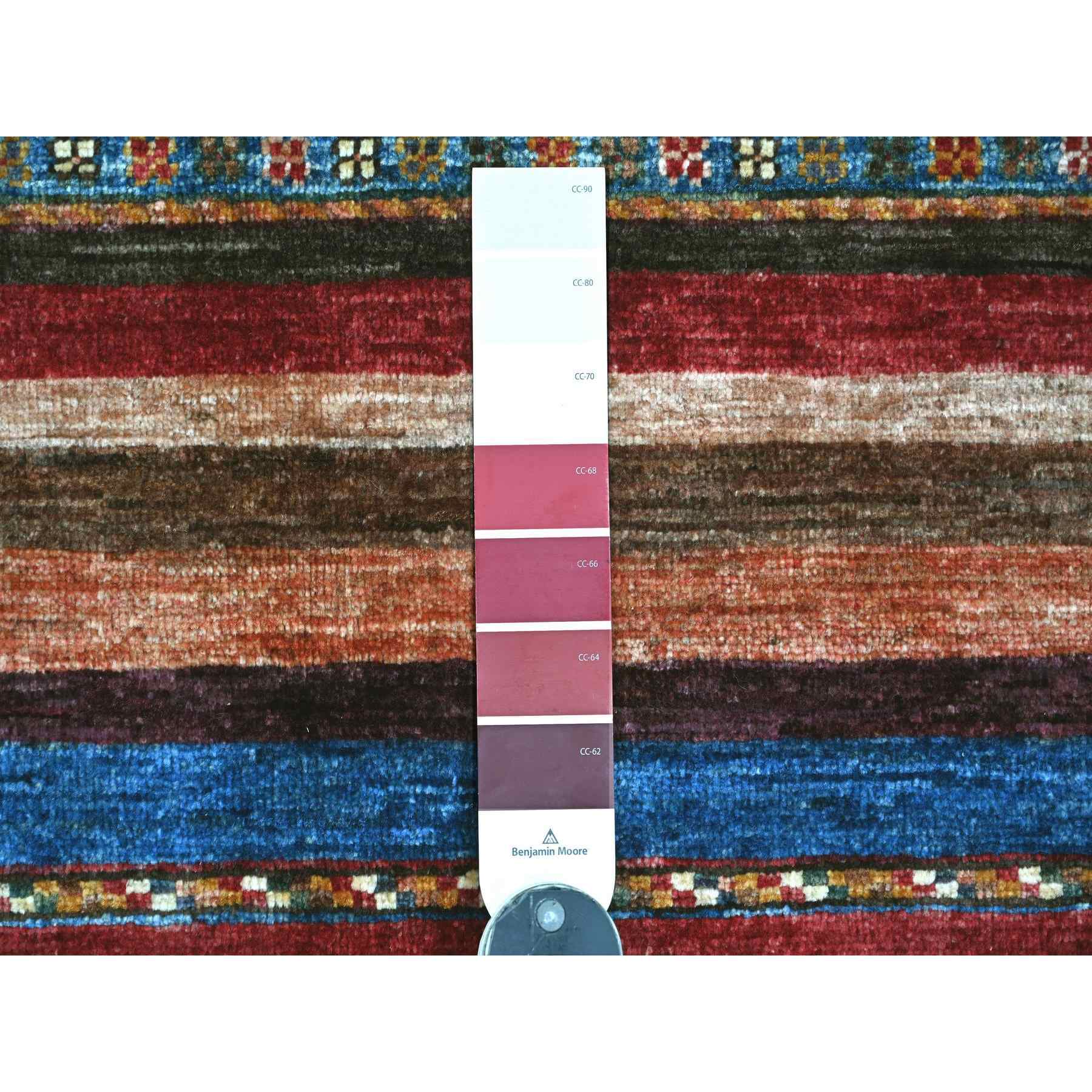 Tribal-Geometric-Hand-Knotted-Rug-109540