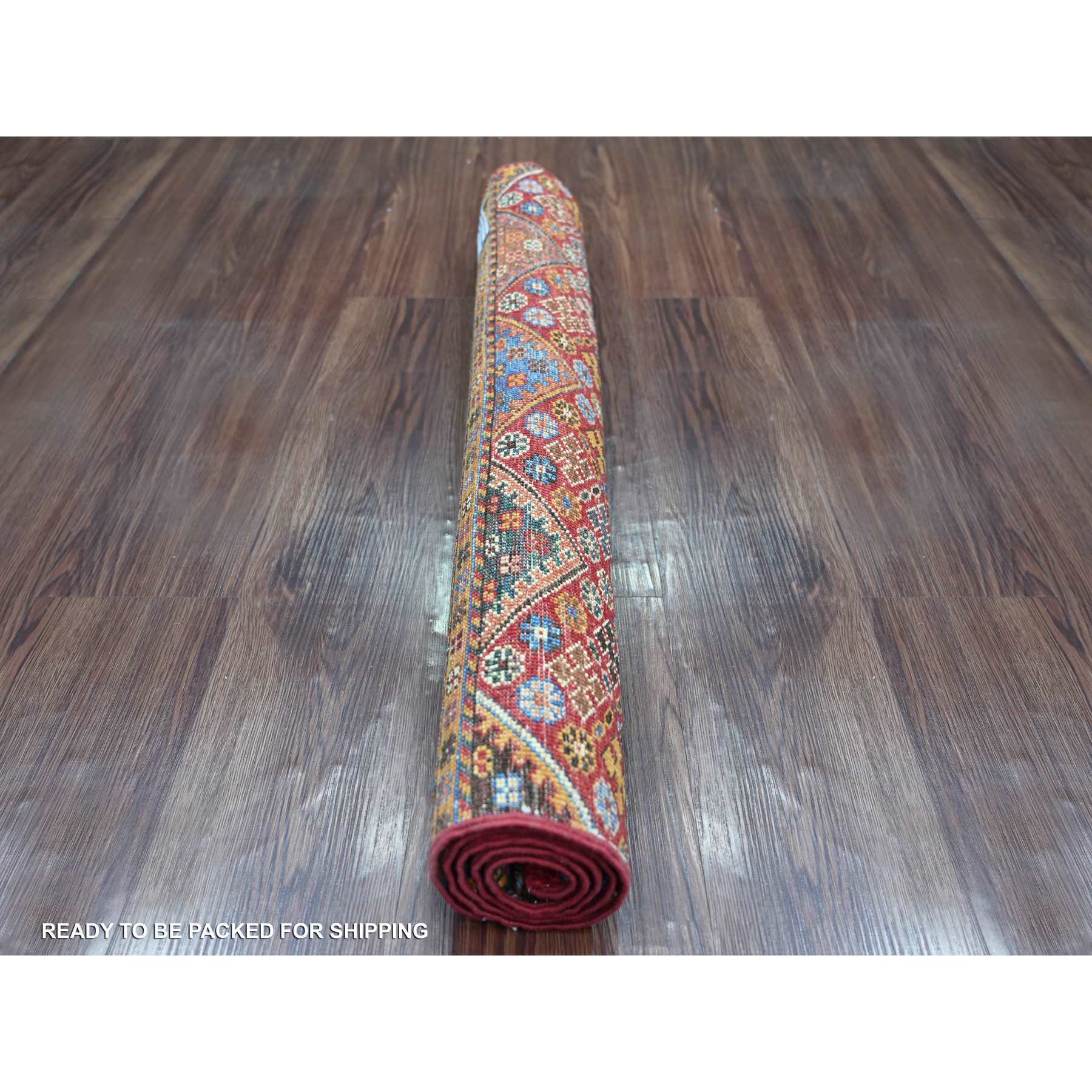 Tribal-Geometric-Hand-Knotted-Rug-109540