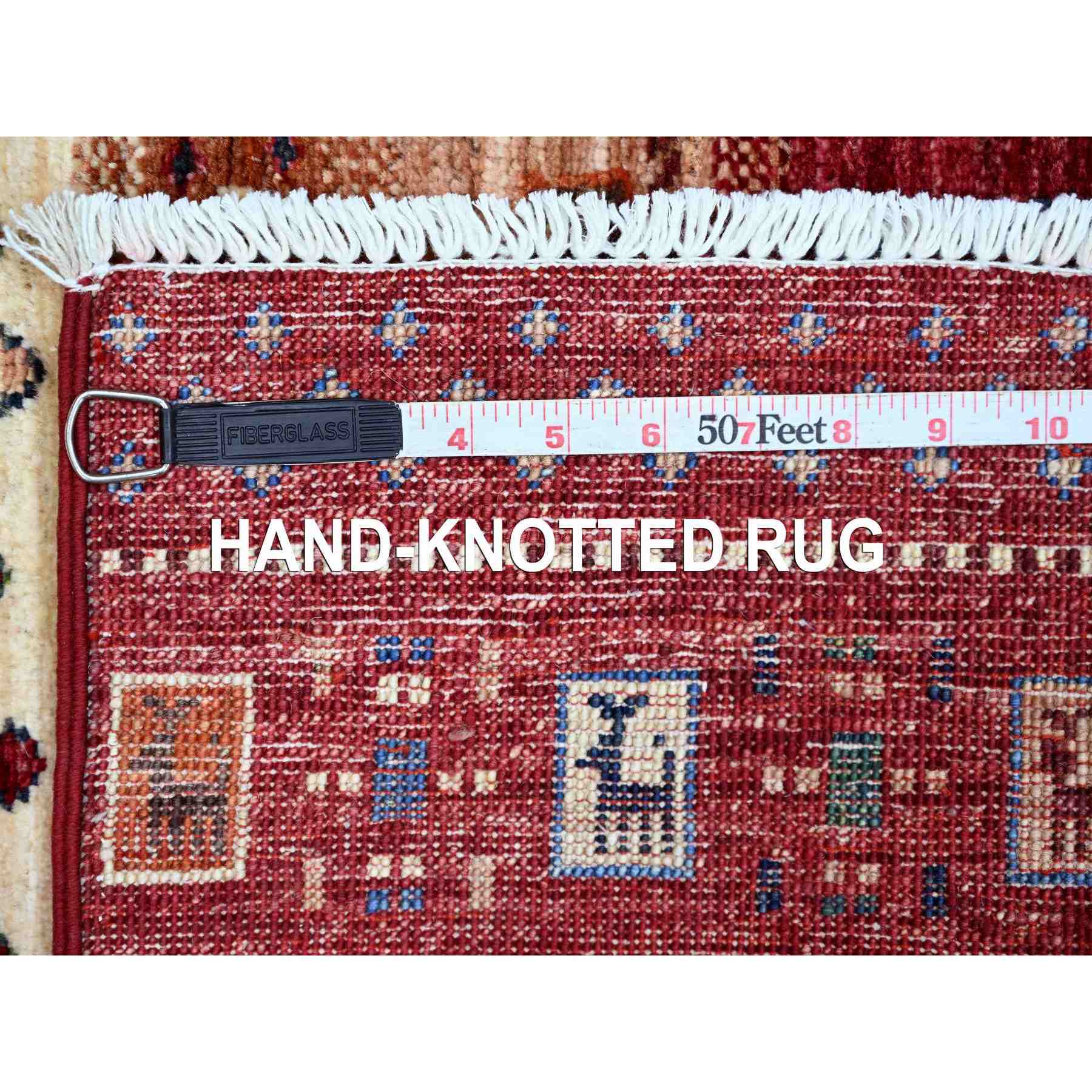 Tribal-Geometric-Hand-Knotted-Rug-109560