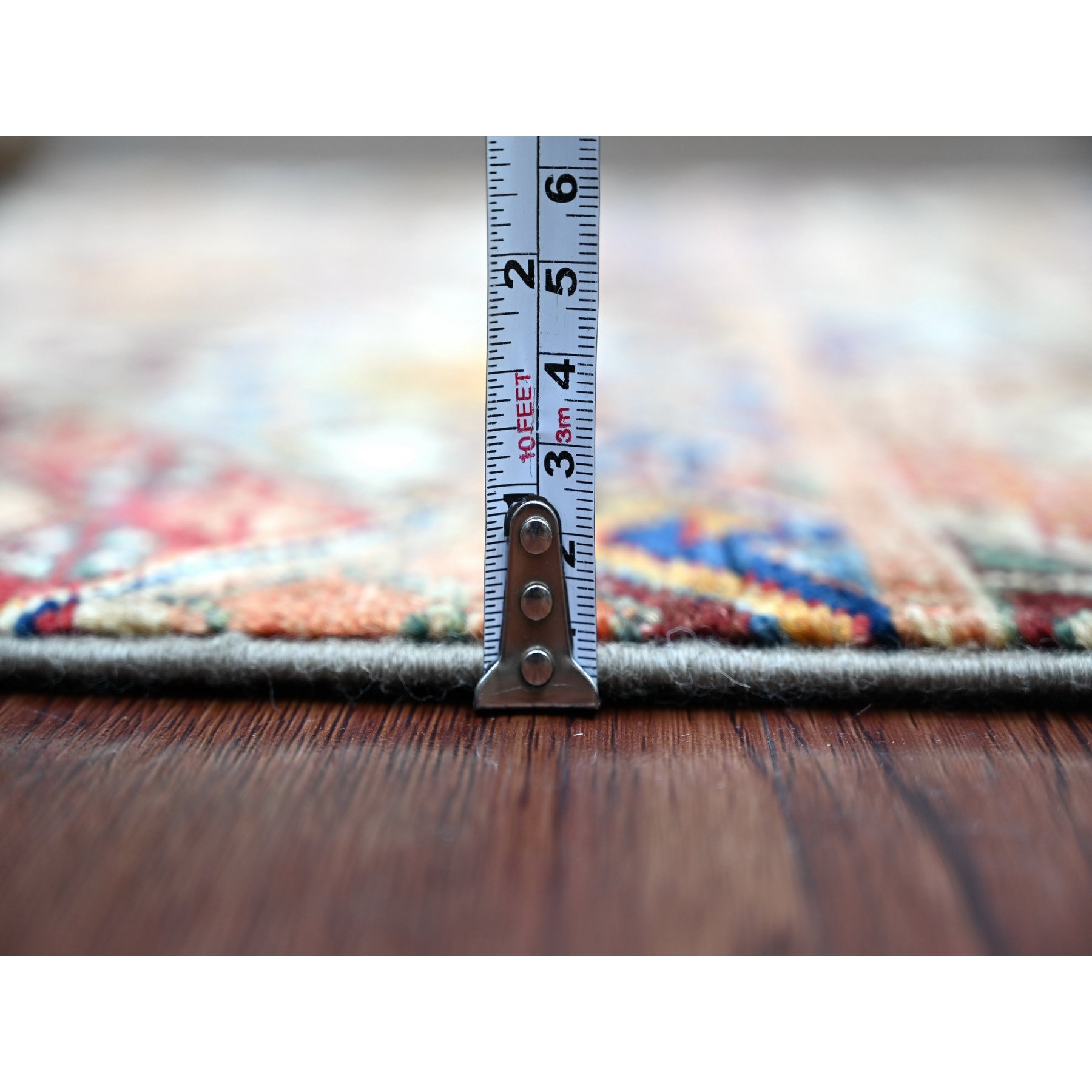 Tribal-Geometric-Hand-Knotted-Rug-109565