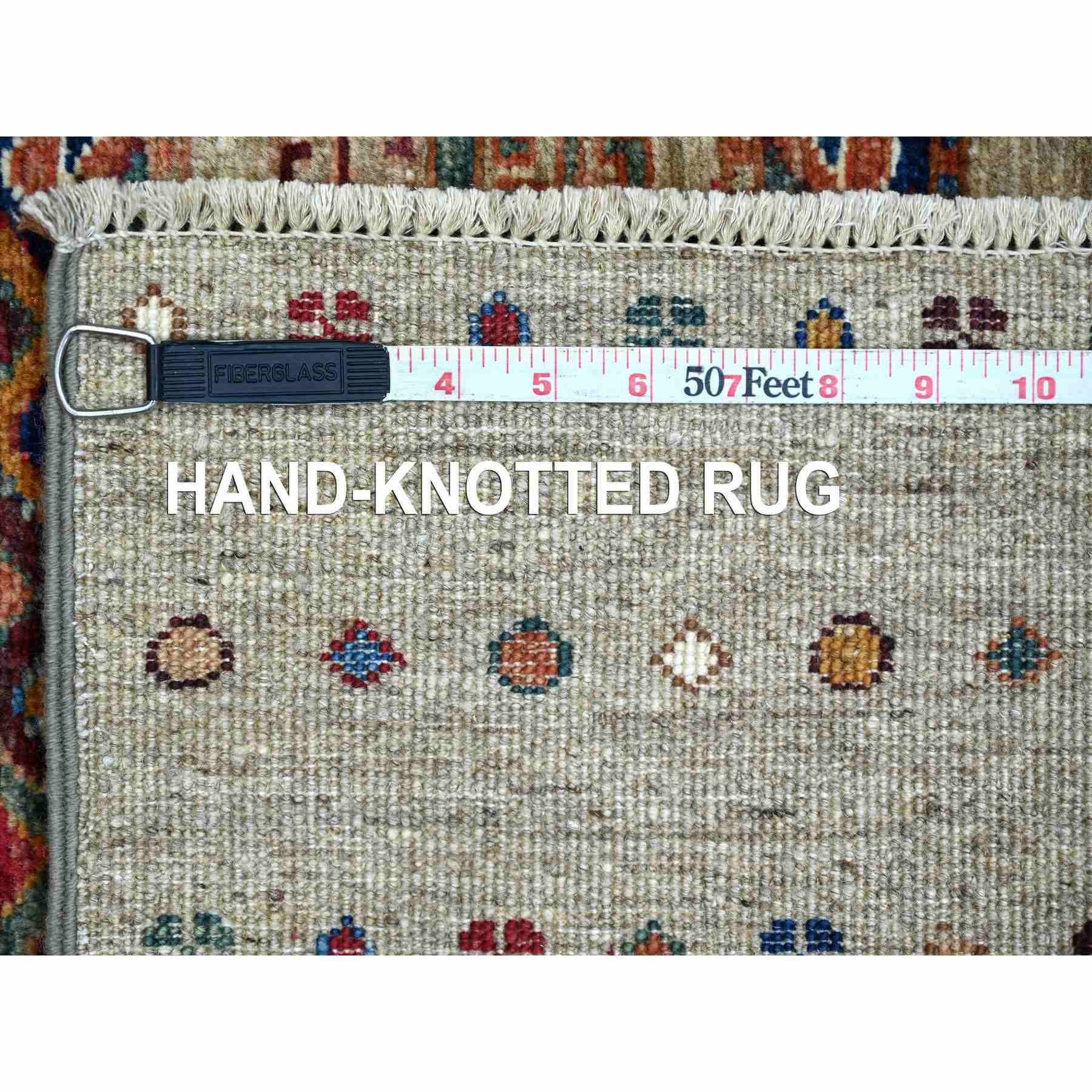 Tribal-Geometric-Hand-Knotted-Rug-109565