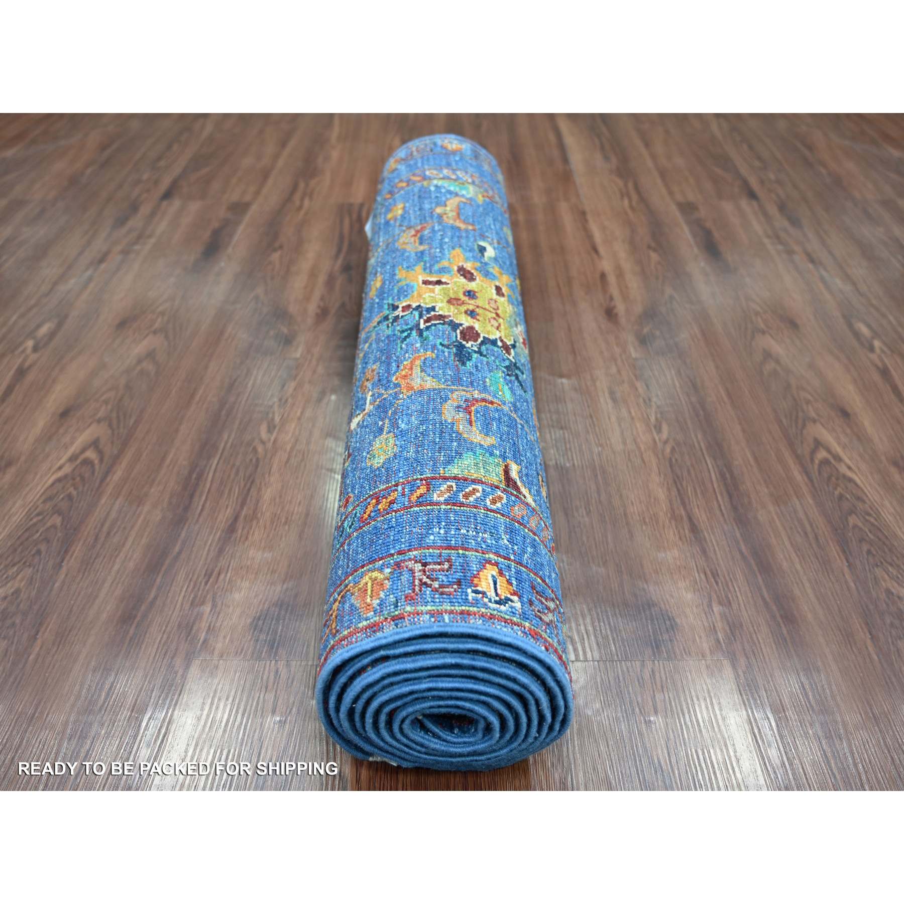 Tribal-Geometric-Hand-Knotted-Rug-109570