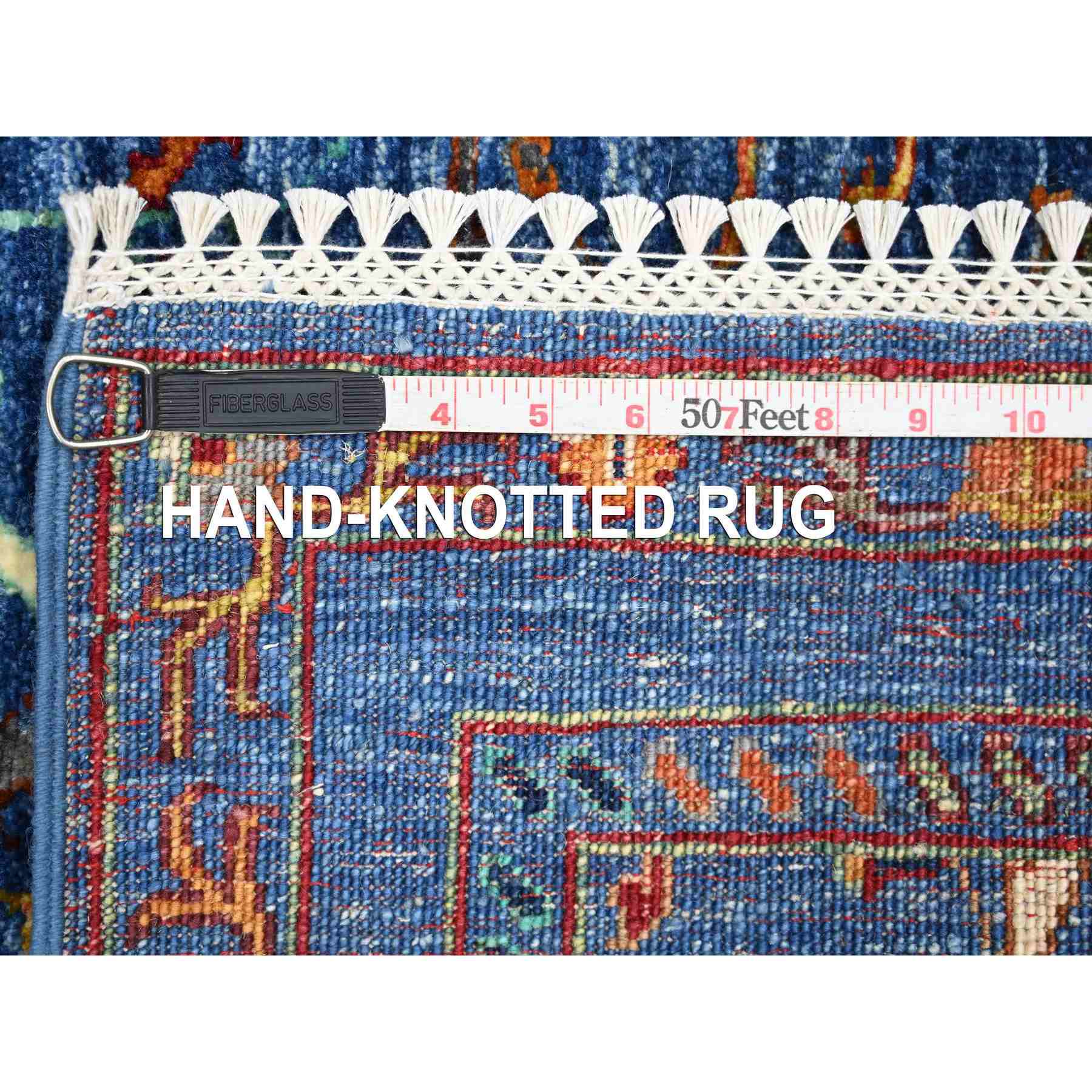 Tribal-Geometric-Hand-Knotted-Rug-109570
