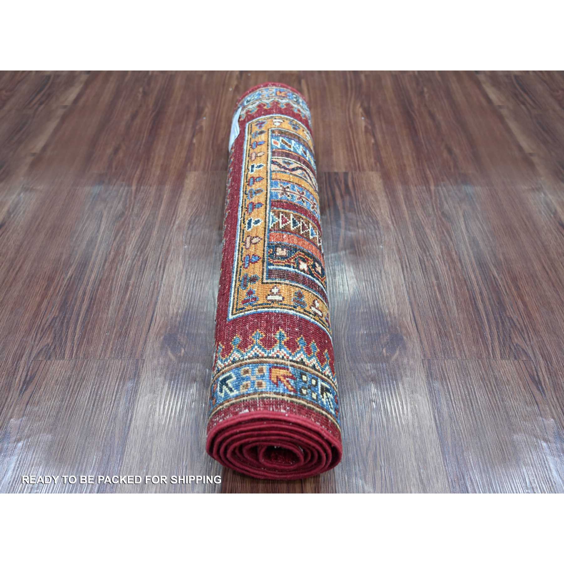 Tribal-Geometric-Hand-Knotted-Rug-109575