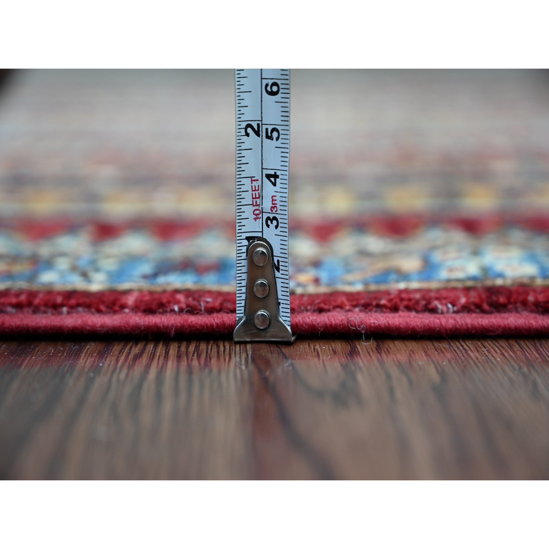 Tribal-Geometric-Hand-Knotted-Rug-109575