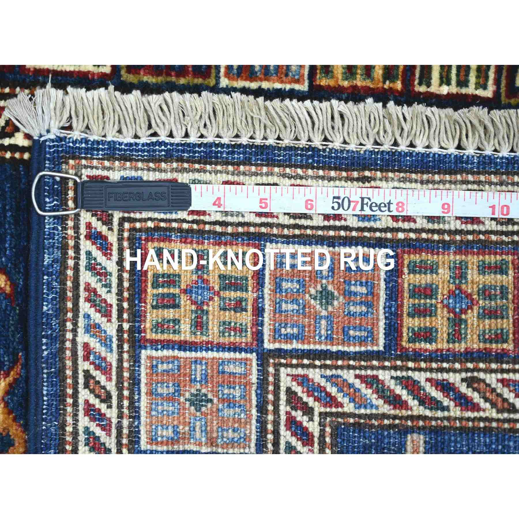 Tribal-Geometric-Hand-Knotted-Rug-109580