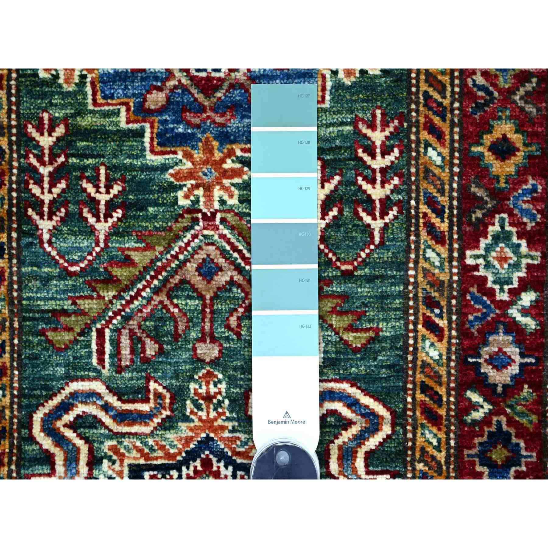 Tribal-Geometric-Hand-Knotted-Rug-109585