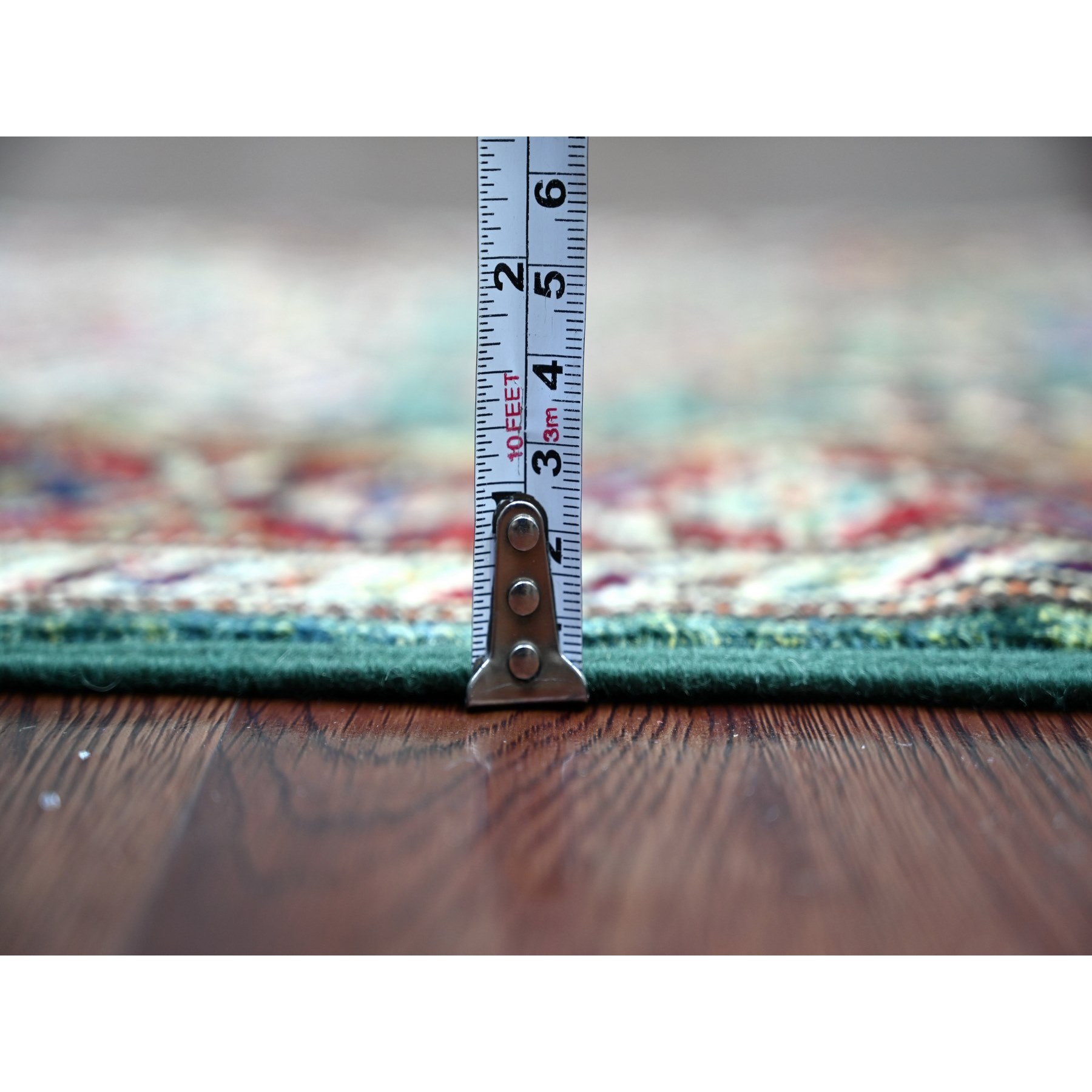 Tribal-Geometric-Hand-Knotted-Rug-109585