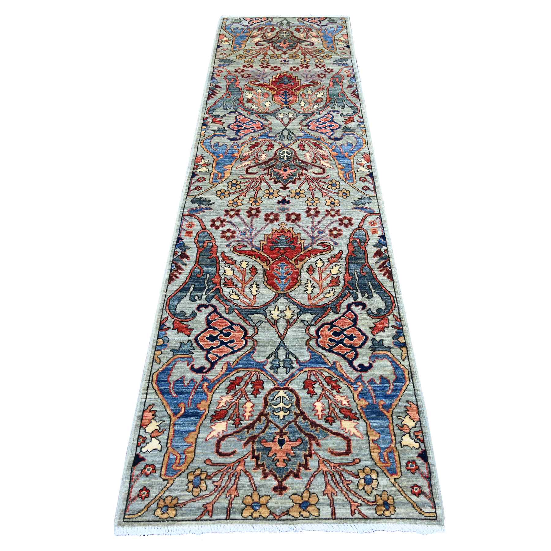 Tribal-Geometric-Hand-Knotted-Rug-109635