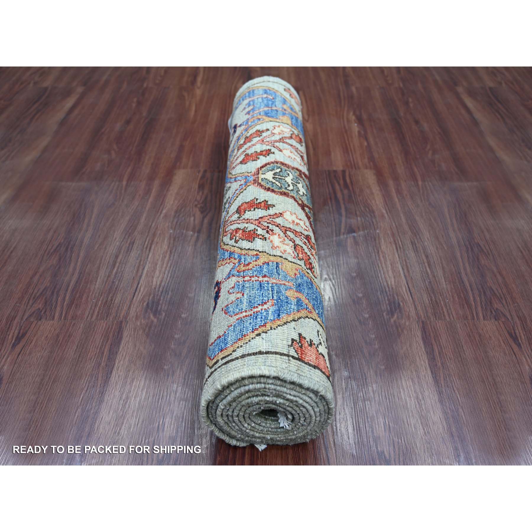 Tribal-Geometric-Hand-Knotted-Rug-109635