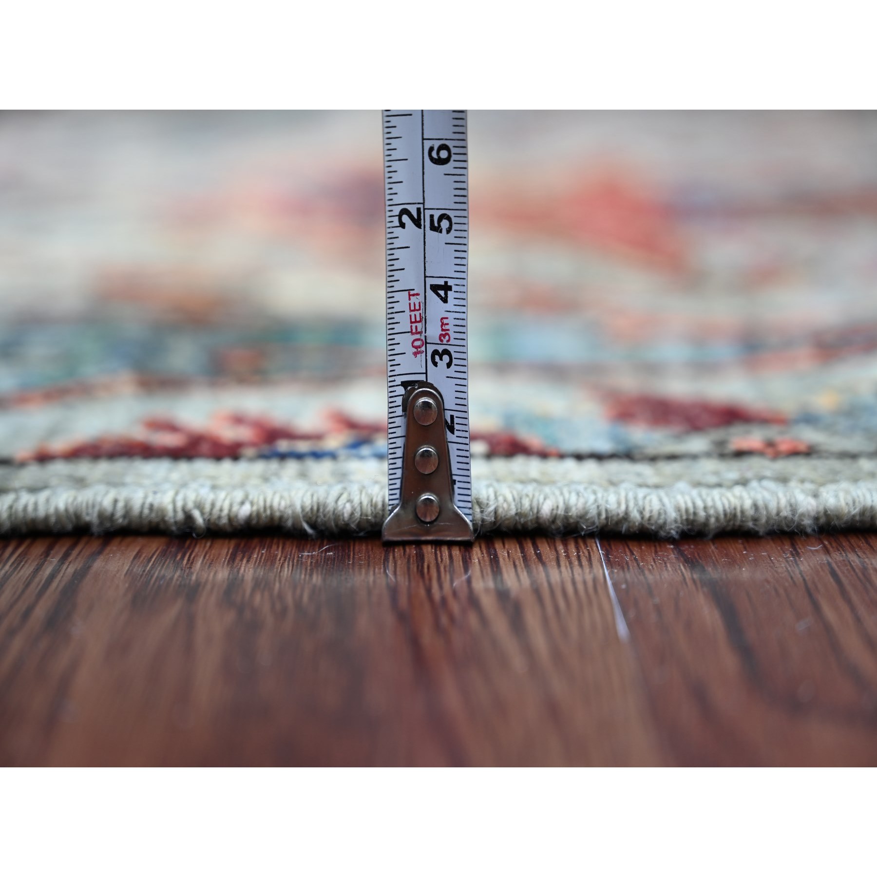 Tribal-Geometric-Hand-Knotted-Rug-109635