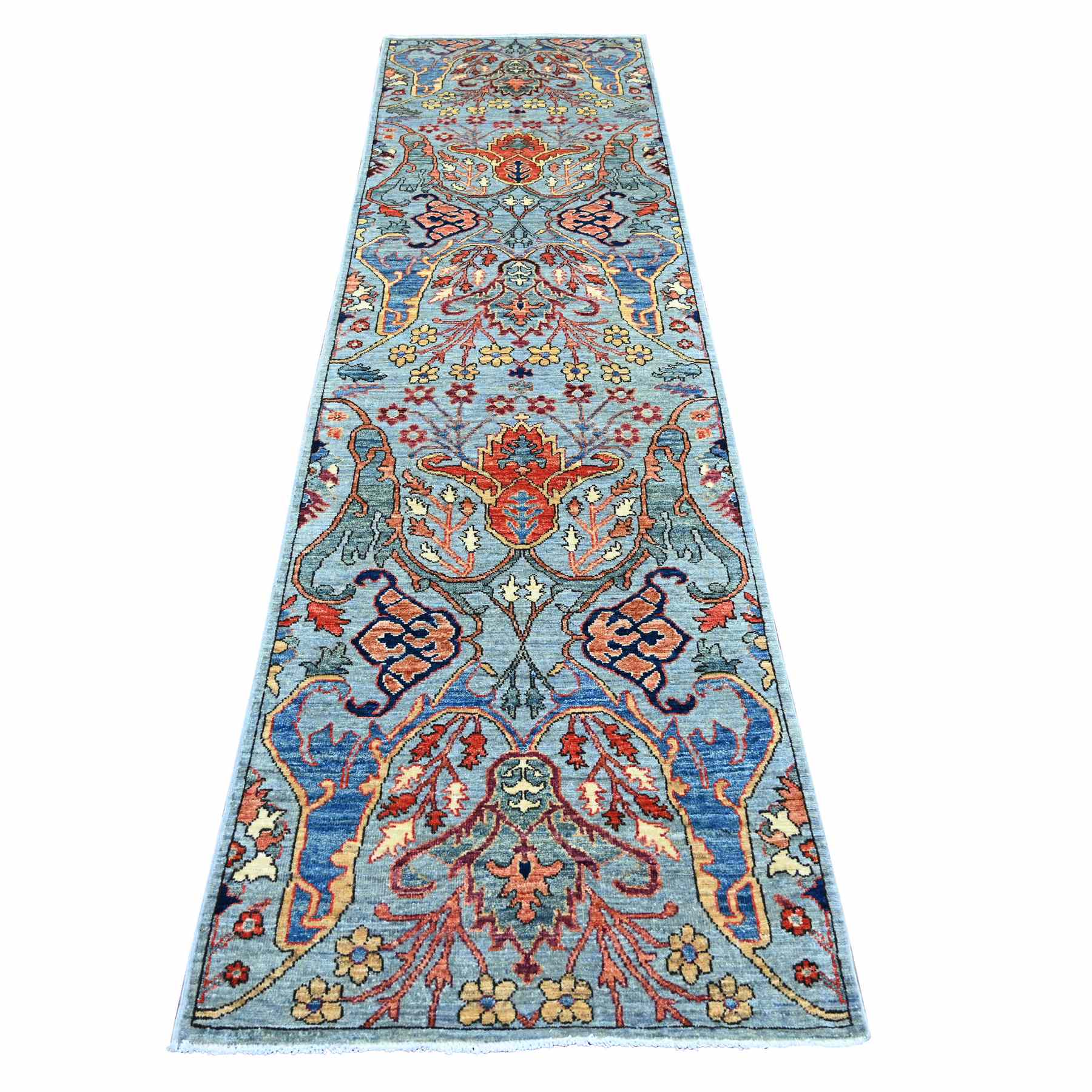 Tribal-Geometric-Hand-Knotted-Rug-109650