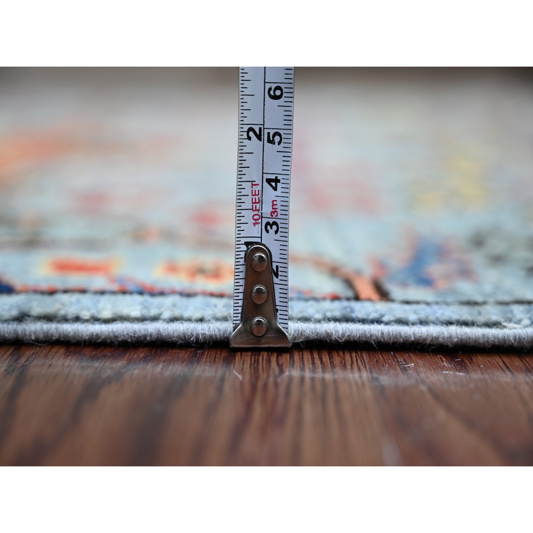 Tribal-Geometric-Hand-Knotted-Rug-109650