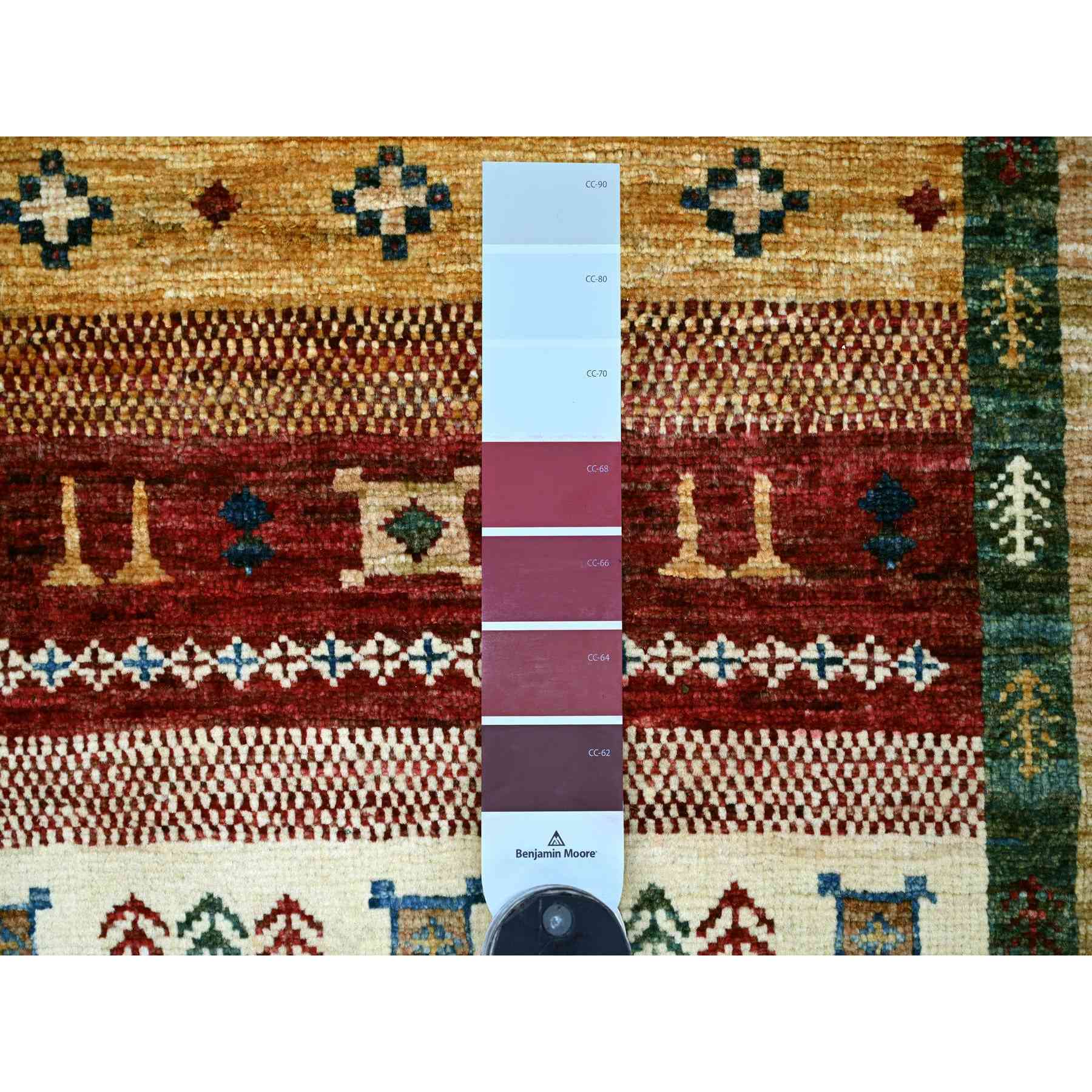 Tribal-Geometric-Hand-Knotted-Rug-109735