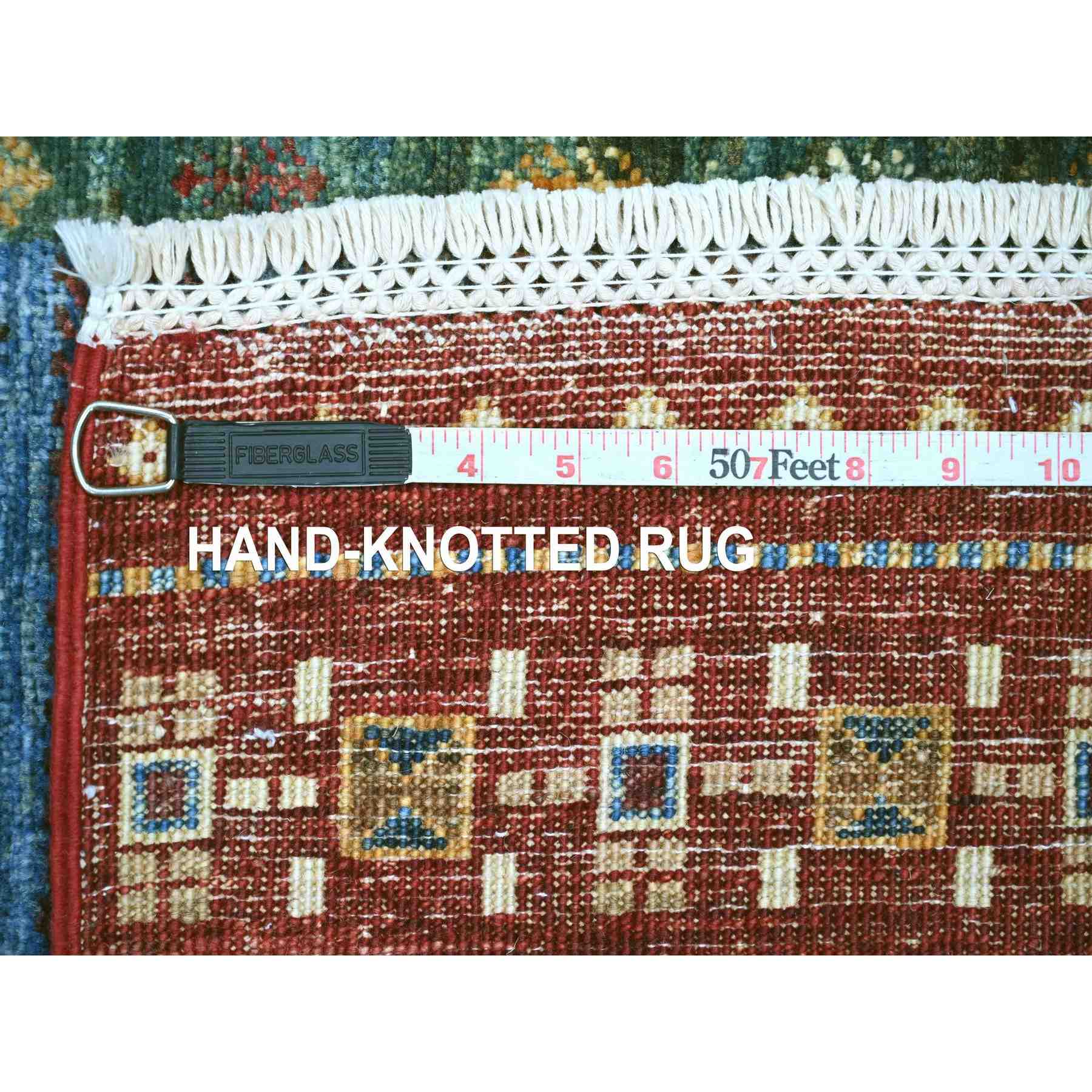 Tribal-Geometric-Hand-Knotted-Rug-109735