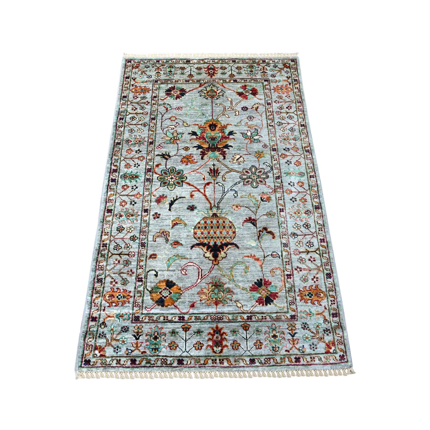 Tribal-Geometric-Hand-Knotted-Rug-109740