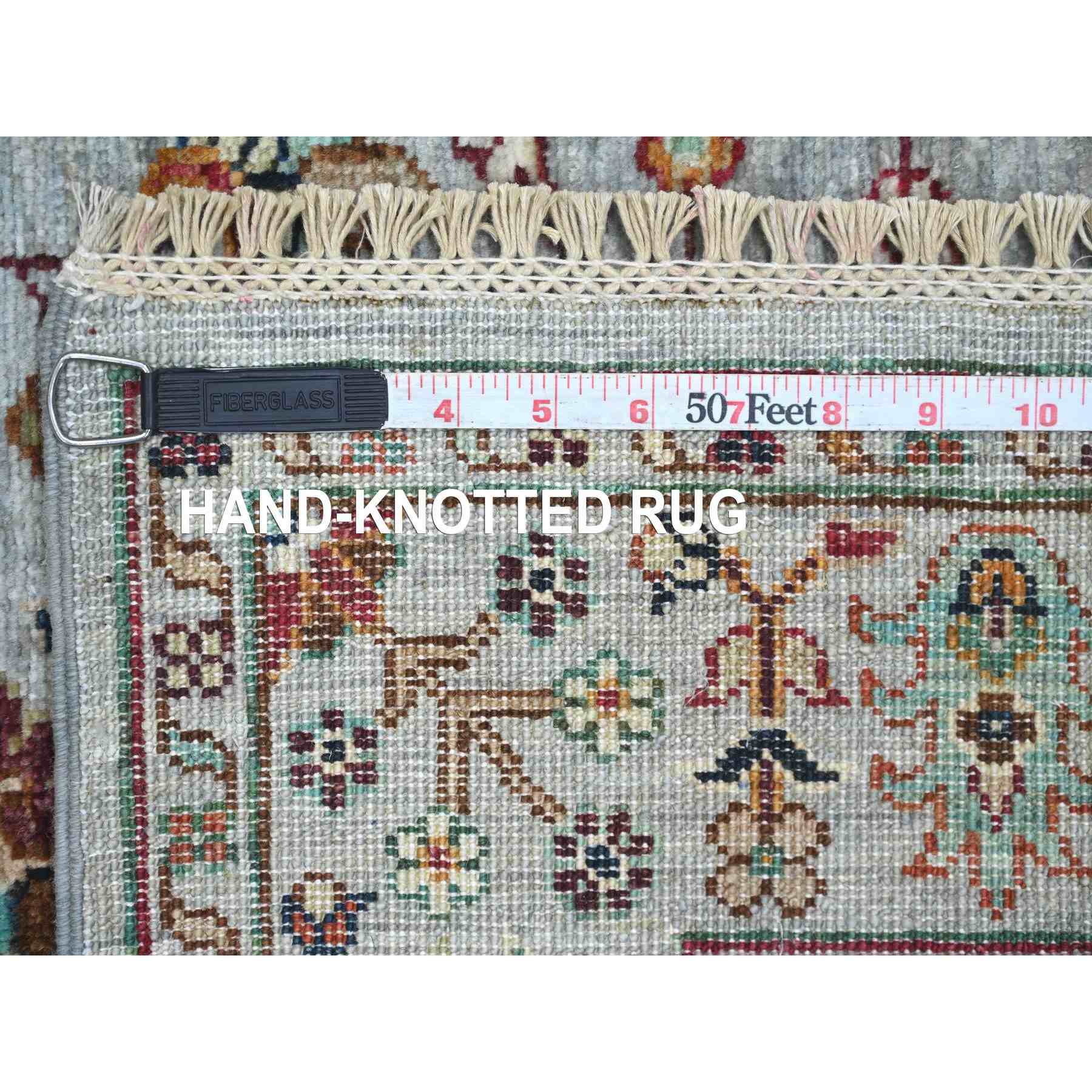 Tribal-Geometric-Hand-Knotted-Rug-109740