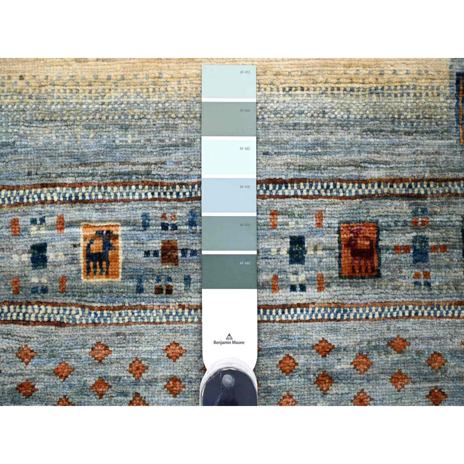 Tribal-Geometric-Hand-Knotted-Rug-109745
