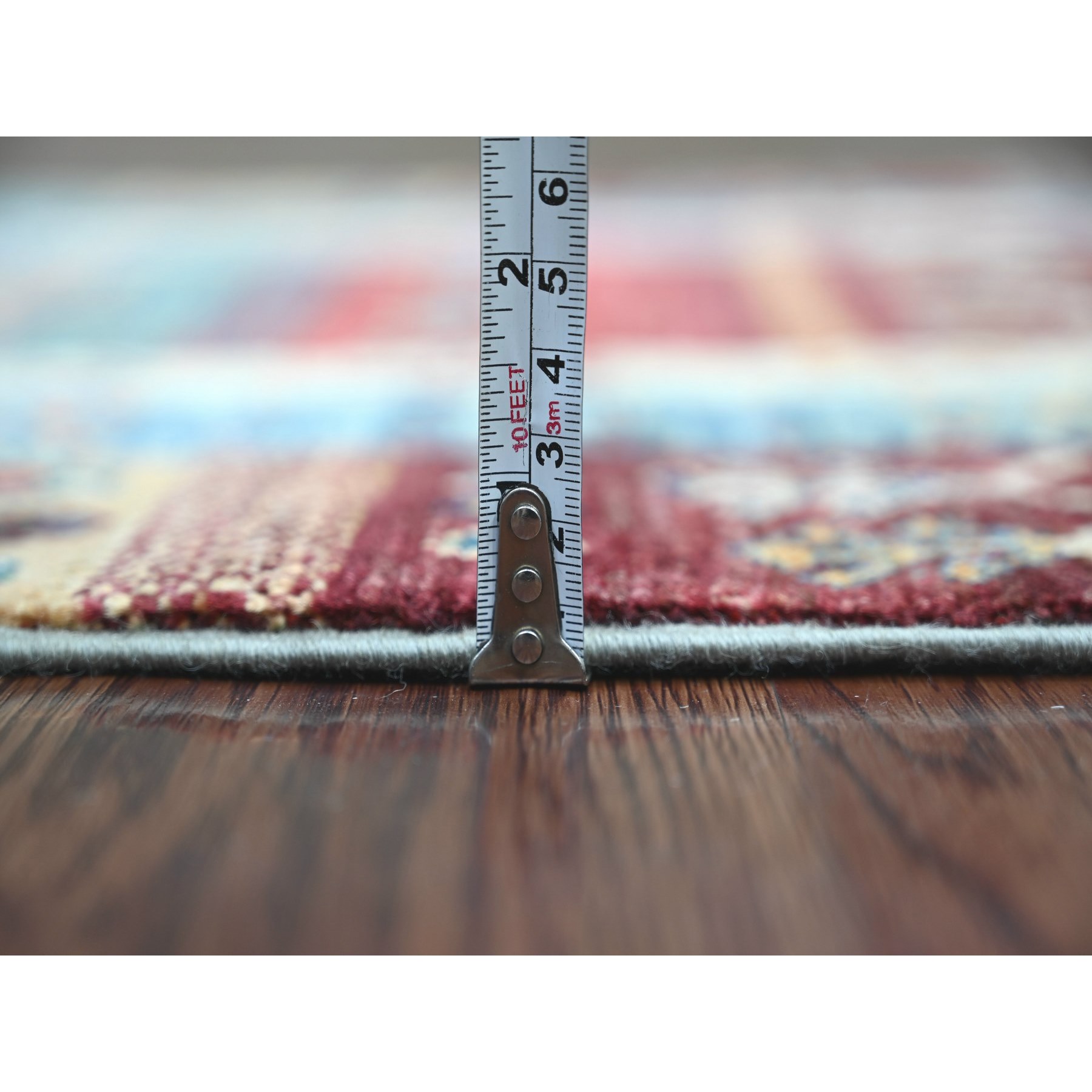Tribal-Geometric-Hand-Knotted-Rug-109745