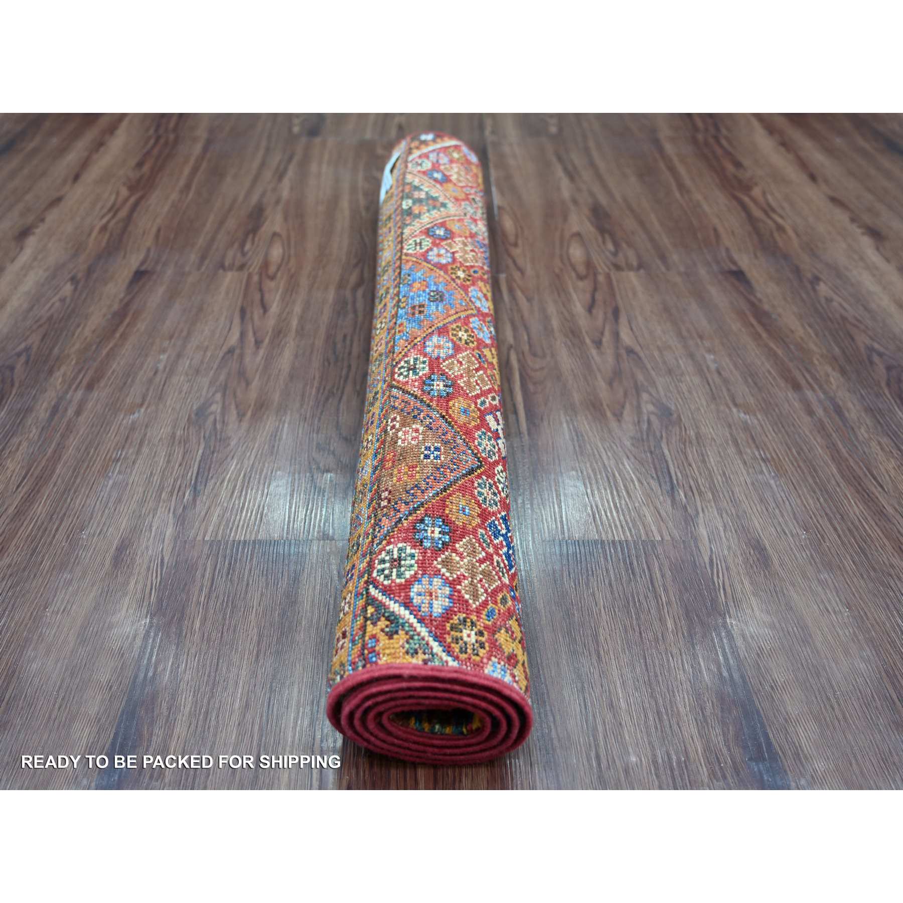 Tribal-Geometric-Hand-Knotted-Rug-109750