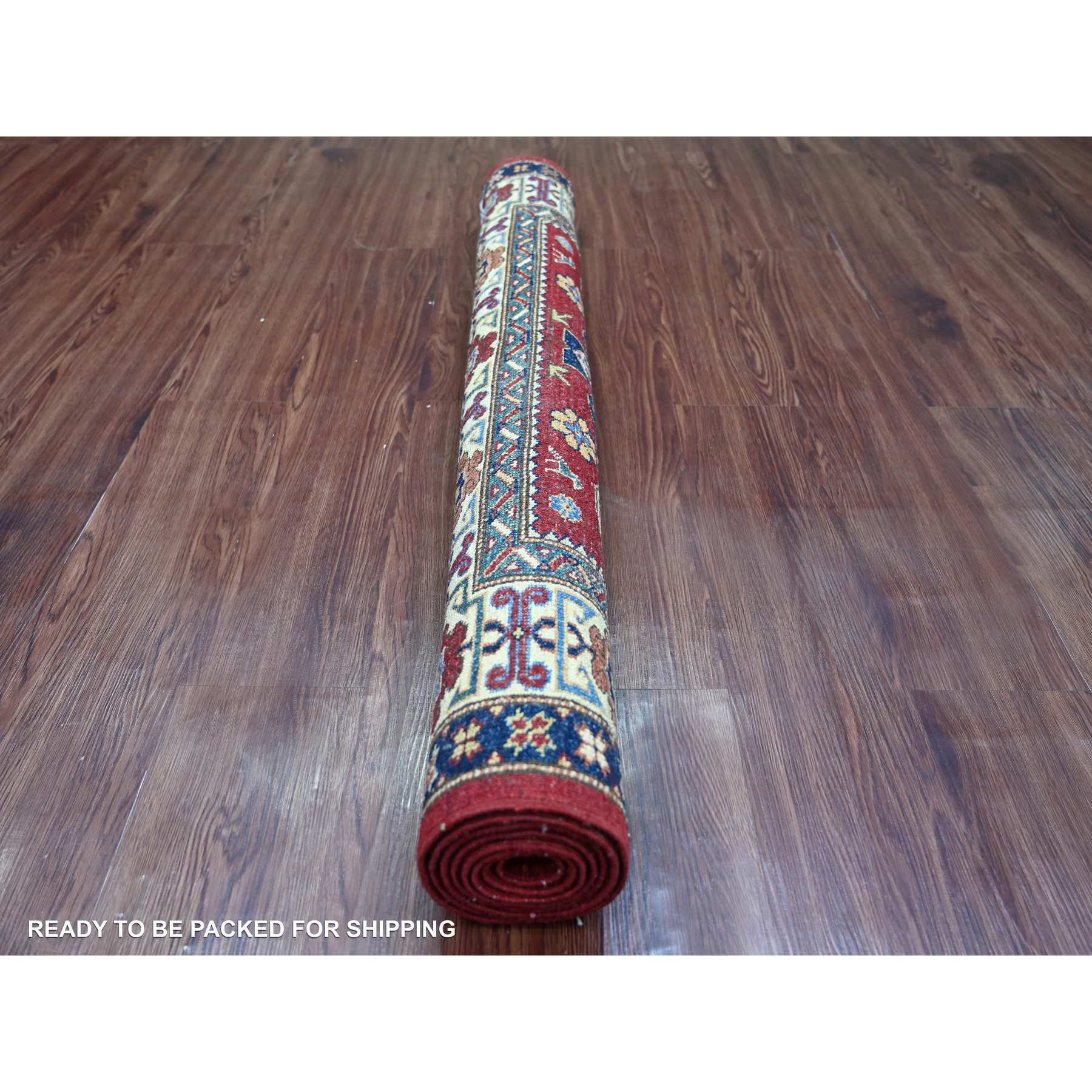 Tribal-Geometric-Hand-Knotted-Rug-109830