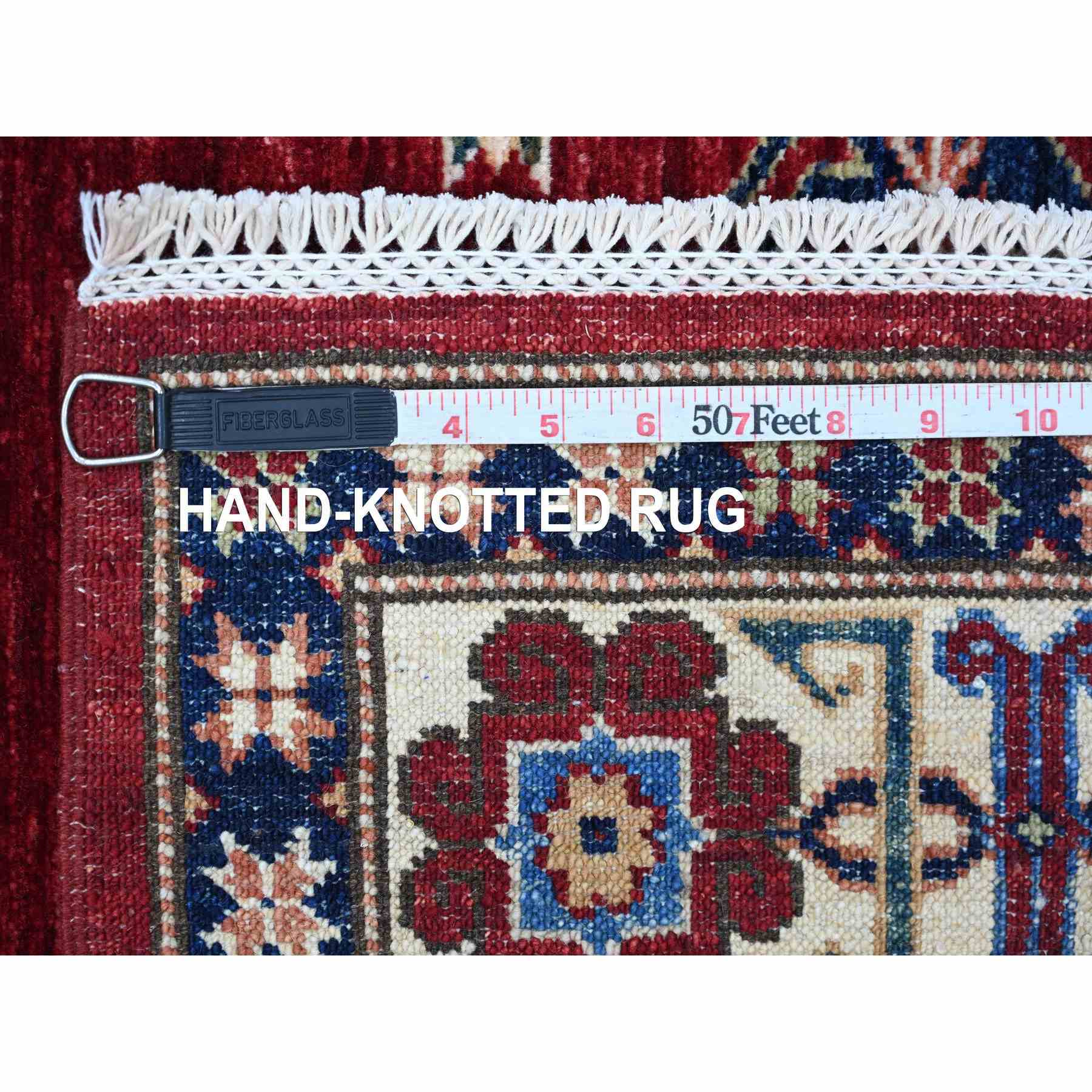 Tribal-Geometric-Hand-Knotted-Rug-109830