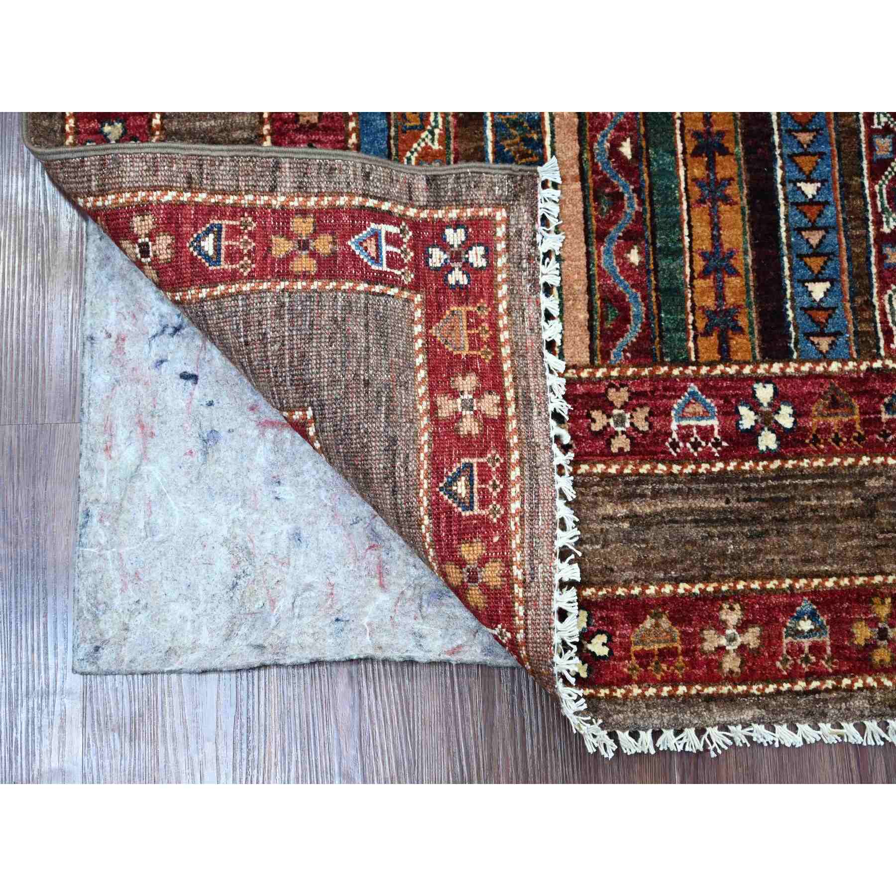 Tribal-Geometric-Hand-Knotted-Rug-109835