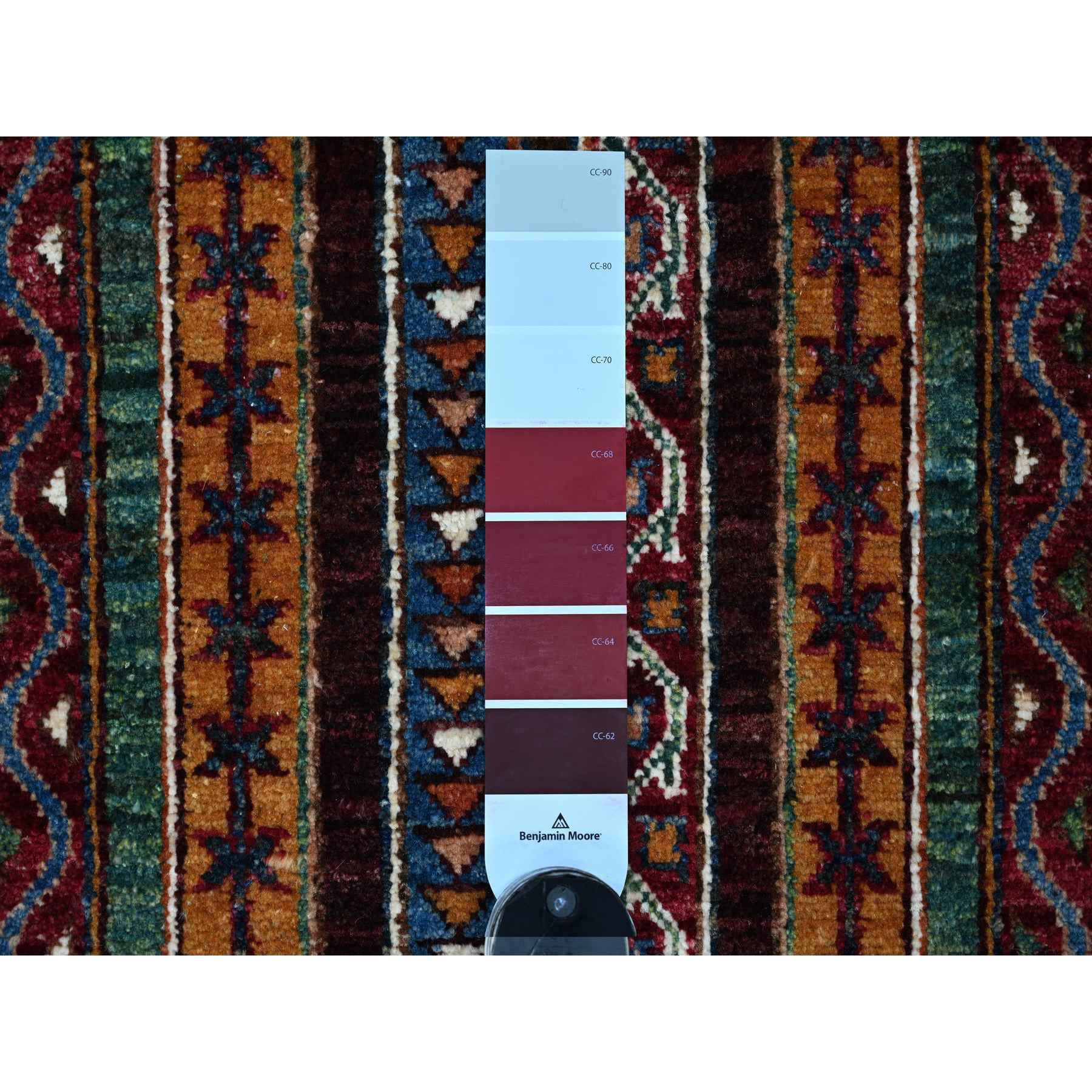 Tribal-Geometric-Hand-Knotted-Rug-109835
