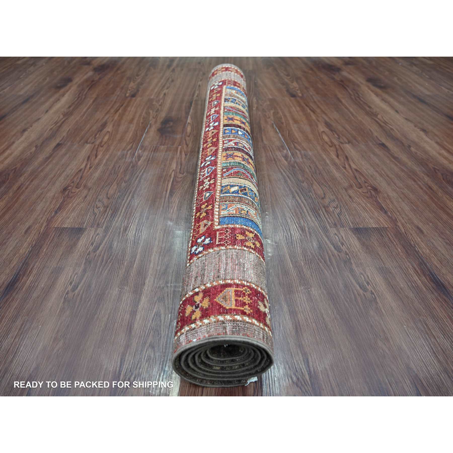 Tribal-Geometric-Hand-Knotted-Rug-109835