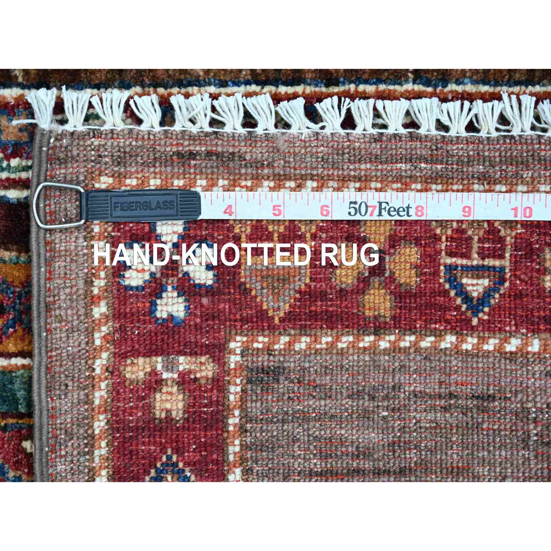Tribal-Geometric-Hand-Knotted-Rug-109835